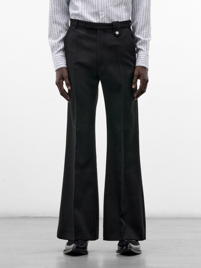 Black Wool Samy Hybrid Trousers (PT-002-A-BLACK)