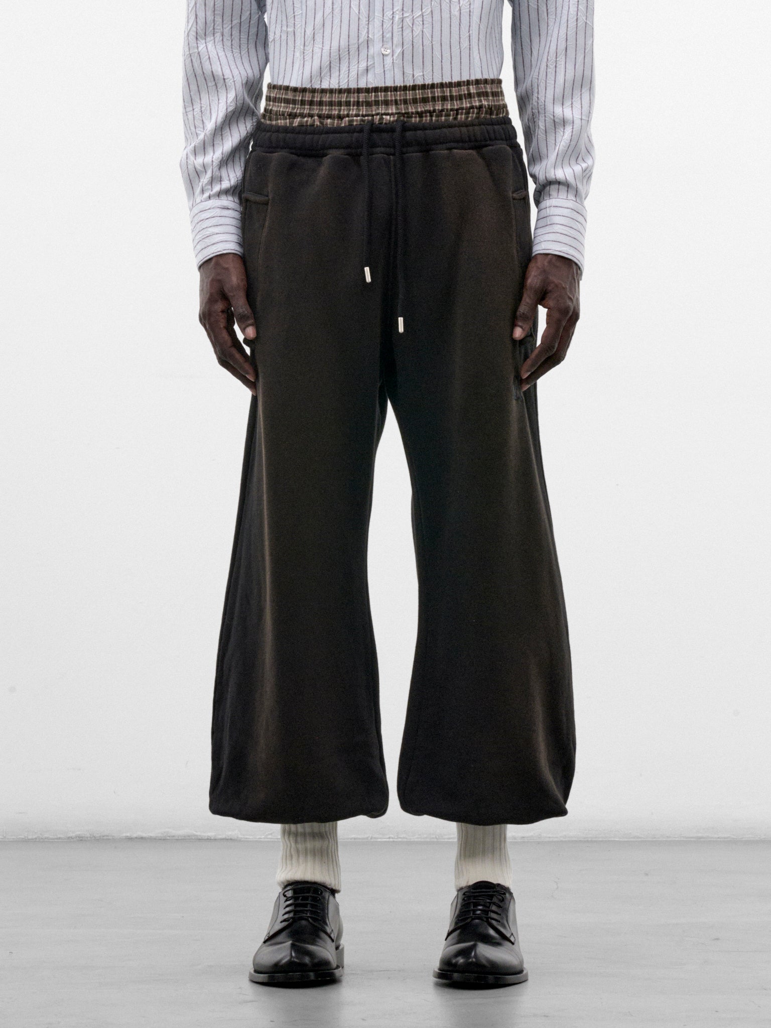 Black Cotton Fleece Joggers (PT-005-A-BLACK)