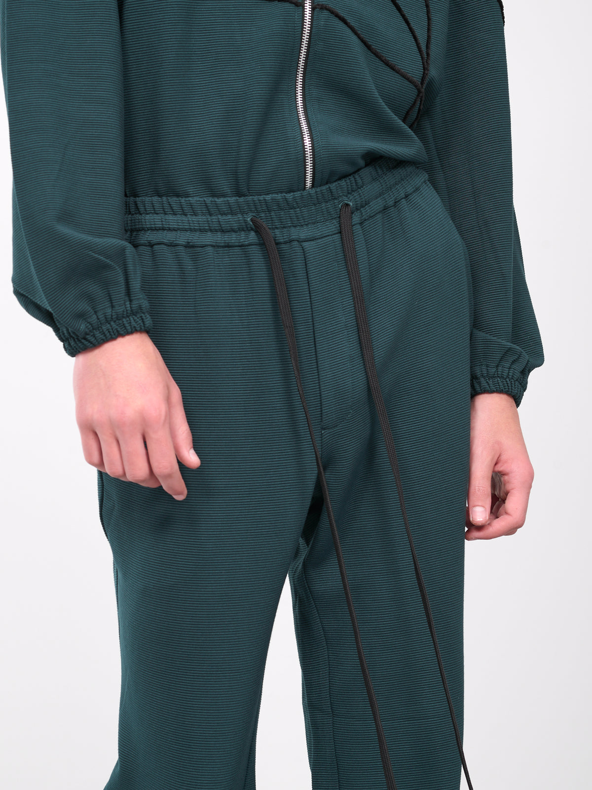 Track Pants (PT-01G-BOTTLE-GREEN-BLACK)