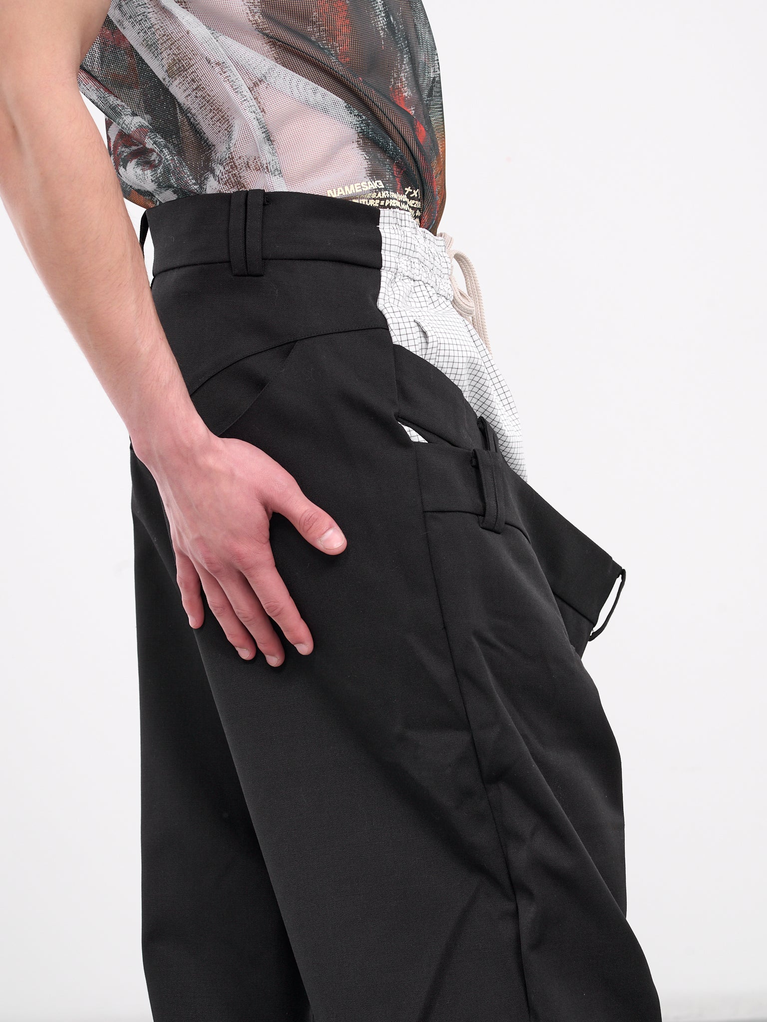 Del Crossover Trousers (PT-04-EUPHORIC-BLACK)