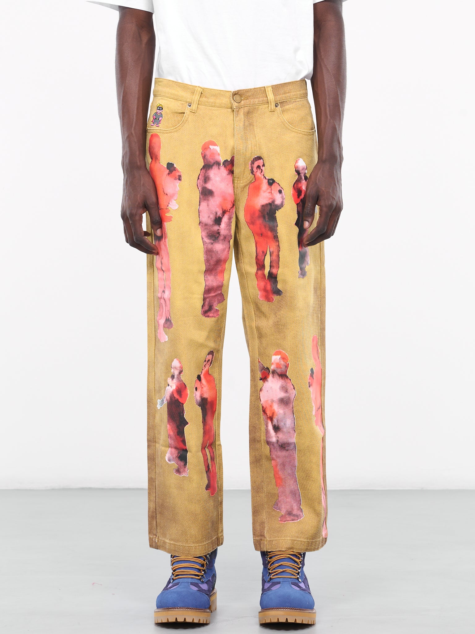 Performers Distressed Jeans (PT-6-YELLOW)