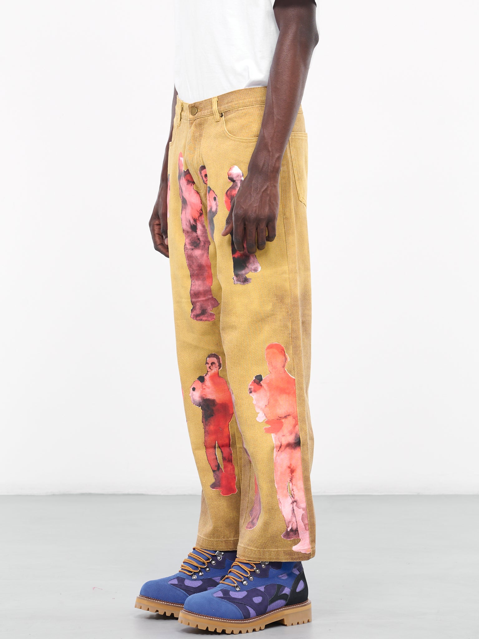 Performers Distressed Jeans (PT-6-YELLOW)