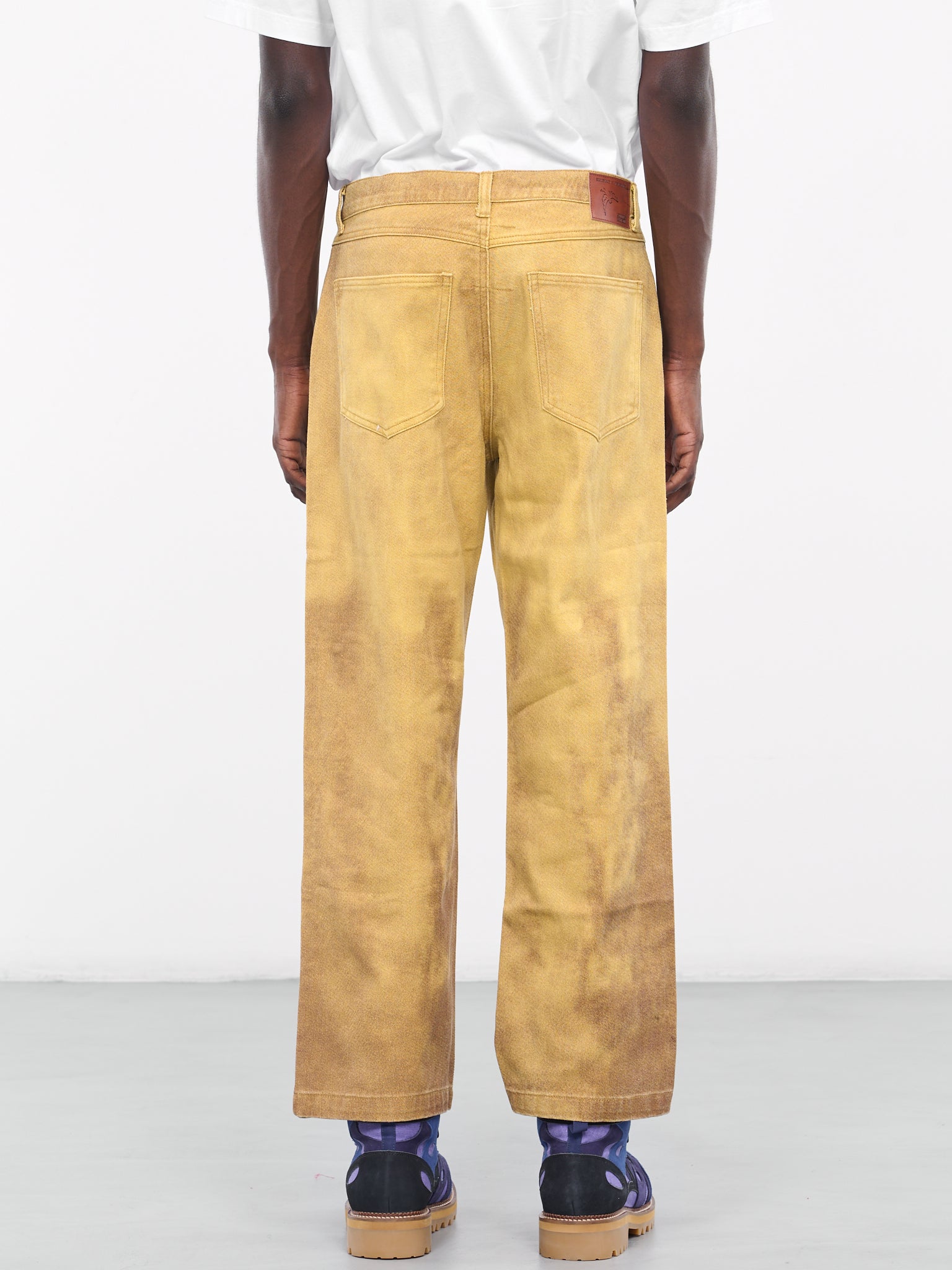 Performers Distressed Jeans (PT-6-YELLOW)