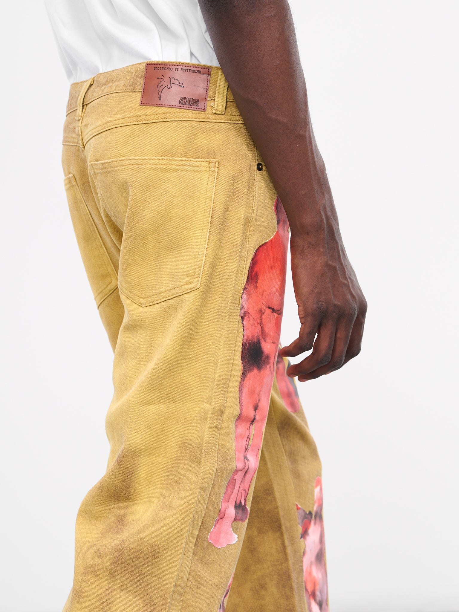 Performers Distressed Jeans (PT-6-YELLOW)