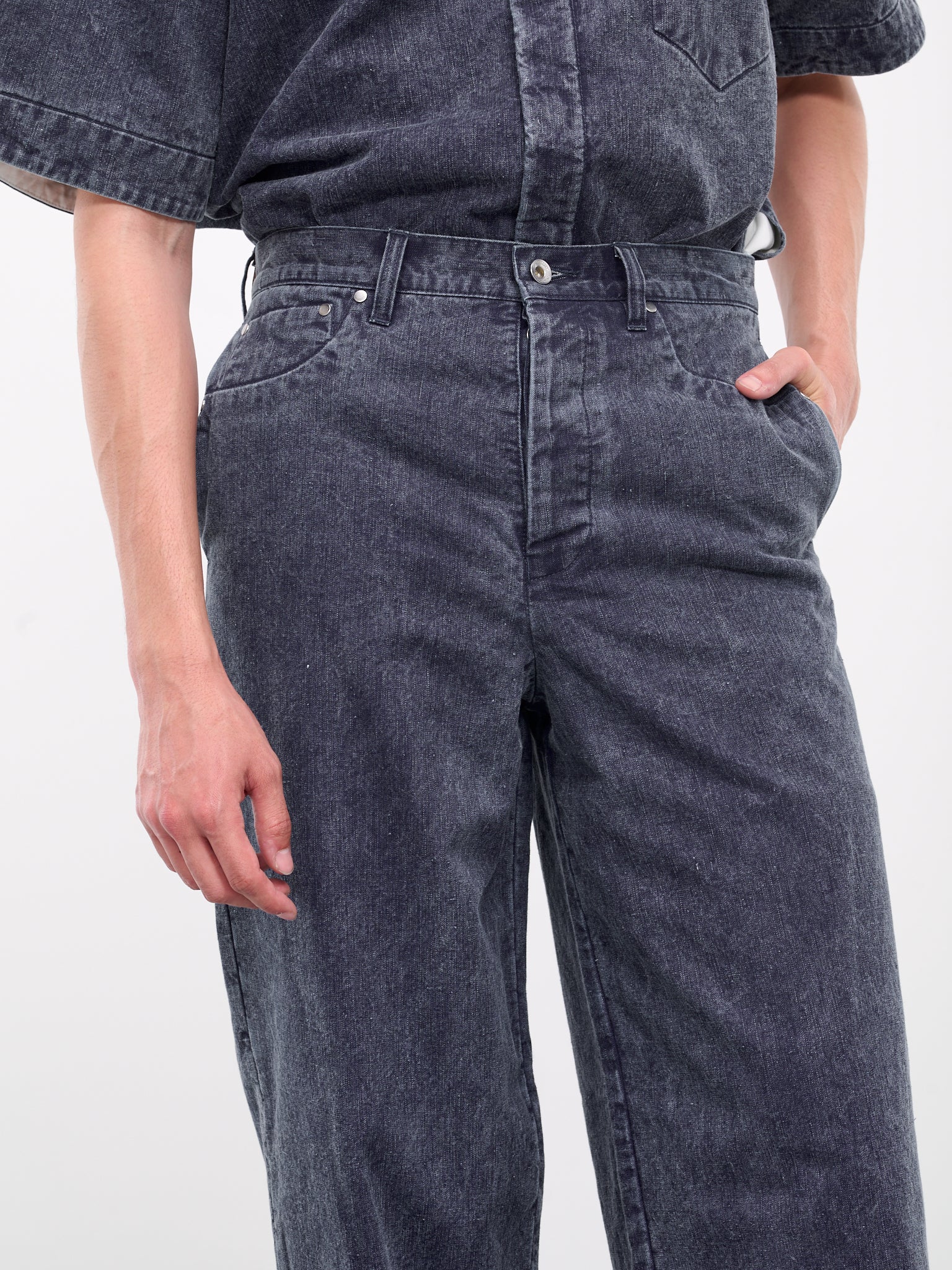 Tapered Denim Jeans (PT-RT2MD-419-686-NAVY)