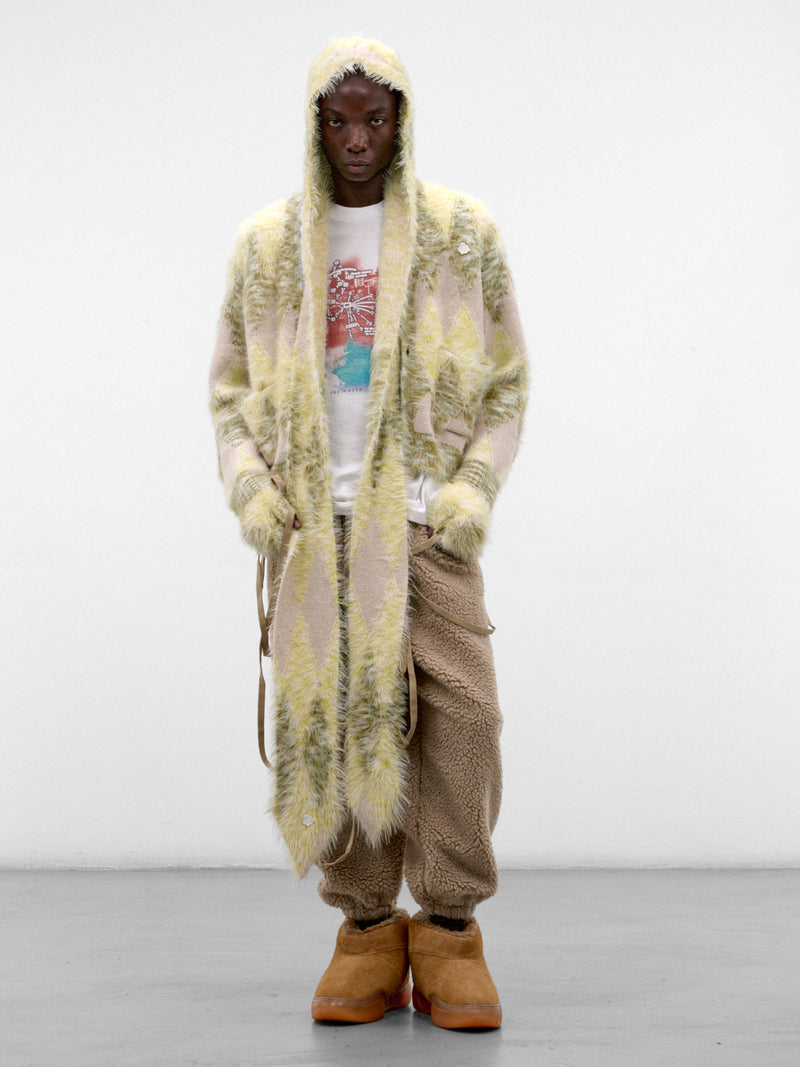 Wool Boa Pajama Trousers (PT-SV-NRA-1012-BROWN)