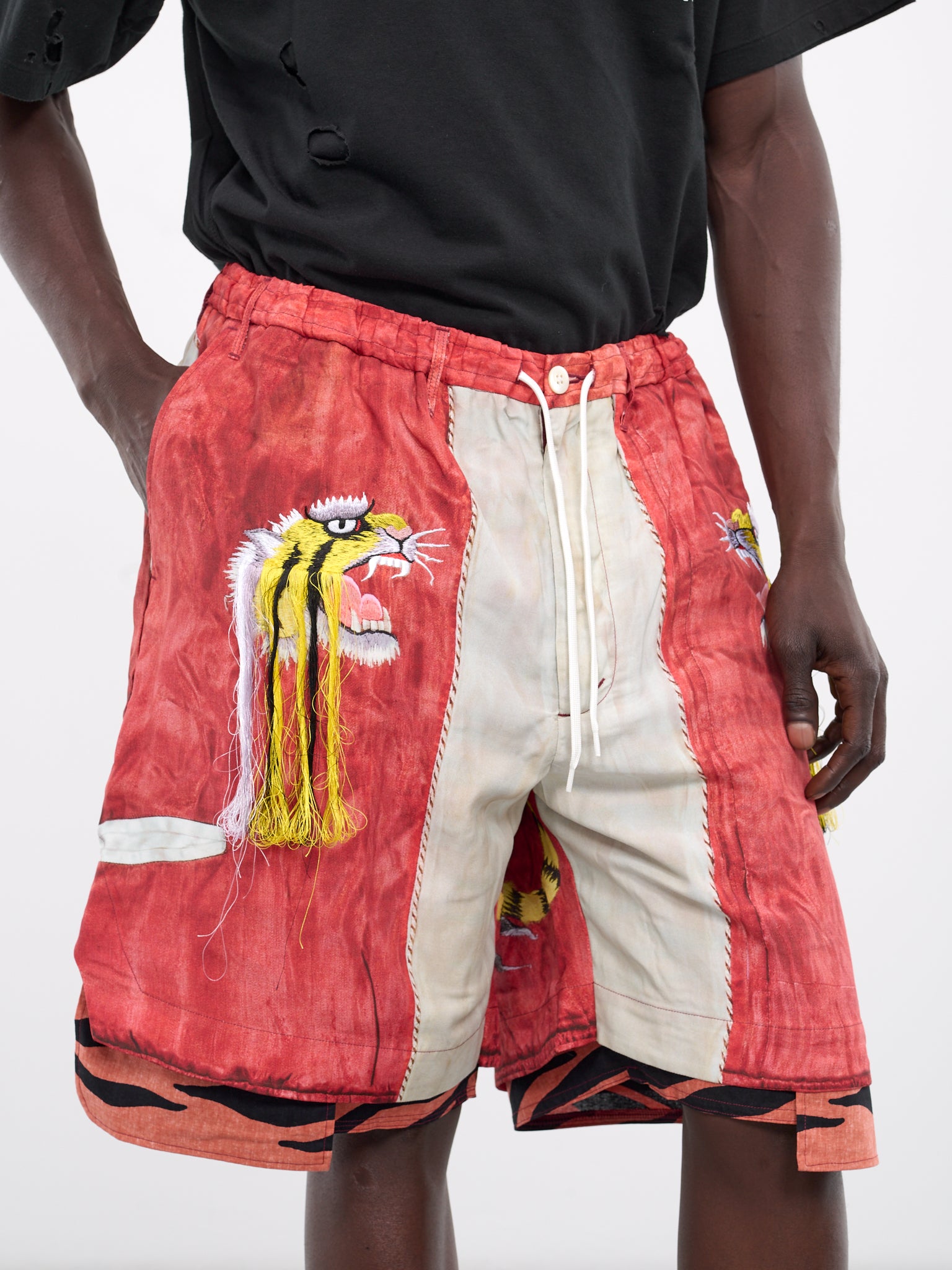 Souvenir Shorts (PT-SV-NYS-1005-RED)