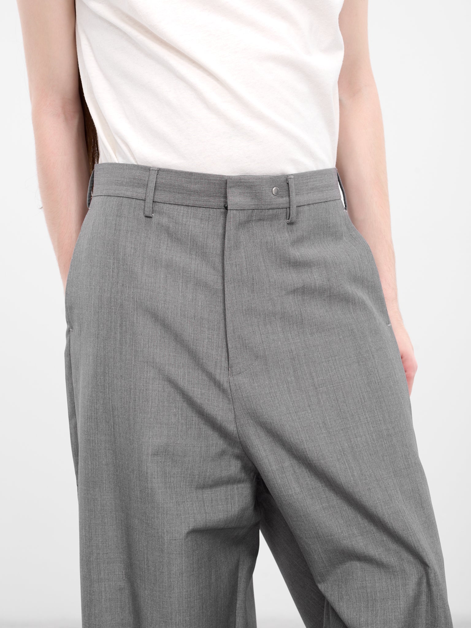 Vacuum Wide Leg Pants (PT-WLSL1-731-953-GREY)