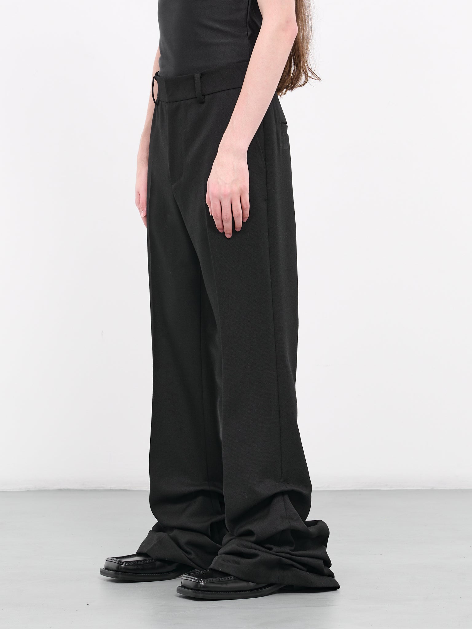 Wave Bootcut Pants (PT0-24-219-M-BLACK)