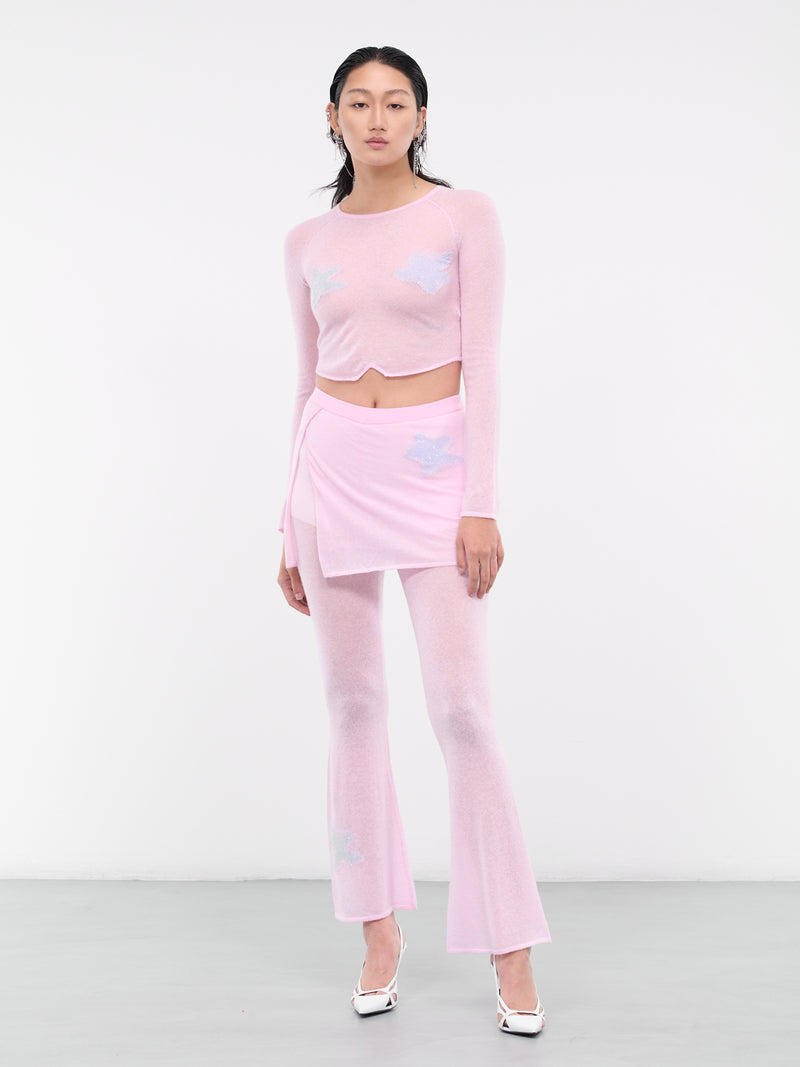 Star Knit Top (TP013PNK-STAR-VIOLET)