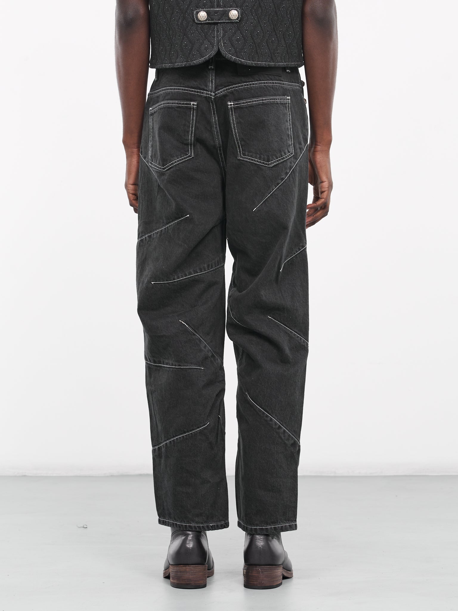 Pin Denim Jeans (PT0102-BLACK)