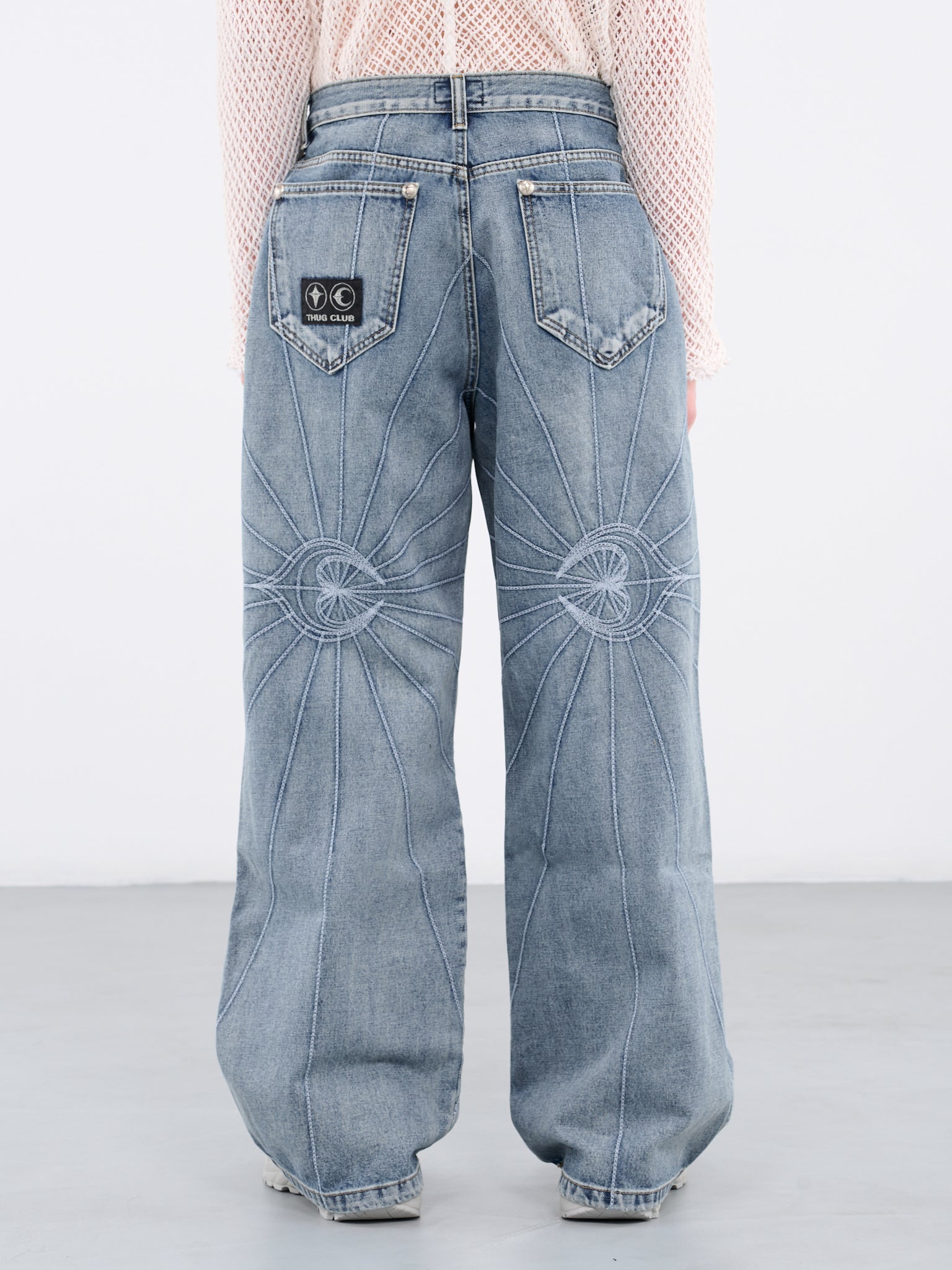 TC Leather Denim Pant-