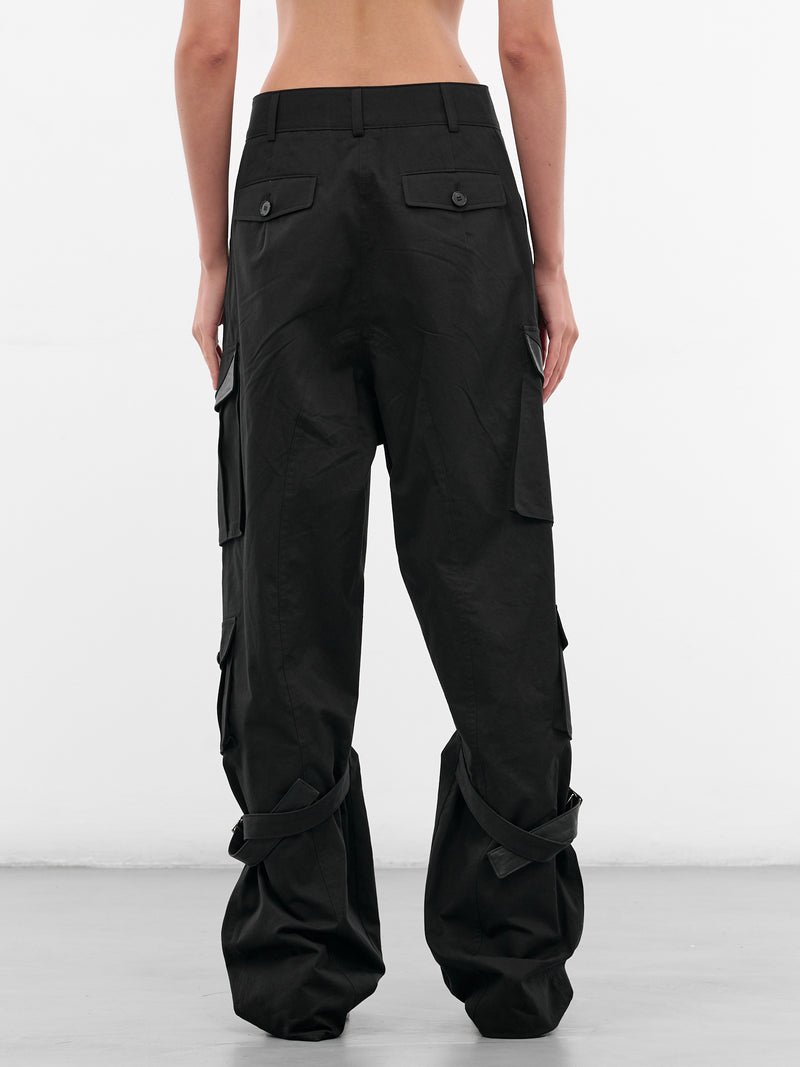 Black Baggy Cargo Pants (PT03-BLACK)