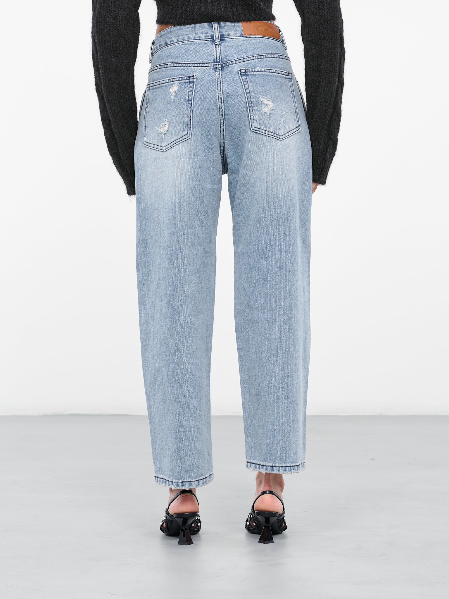 Pearl Distressed Jeans (PT04-SB-SKY-BLUE)