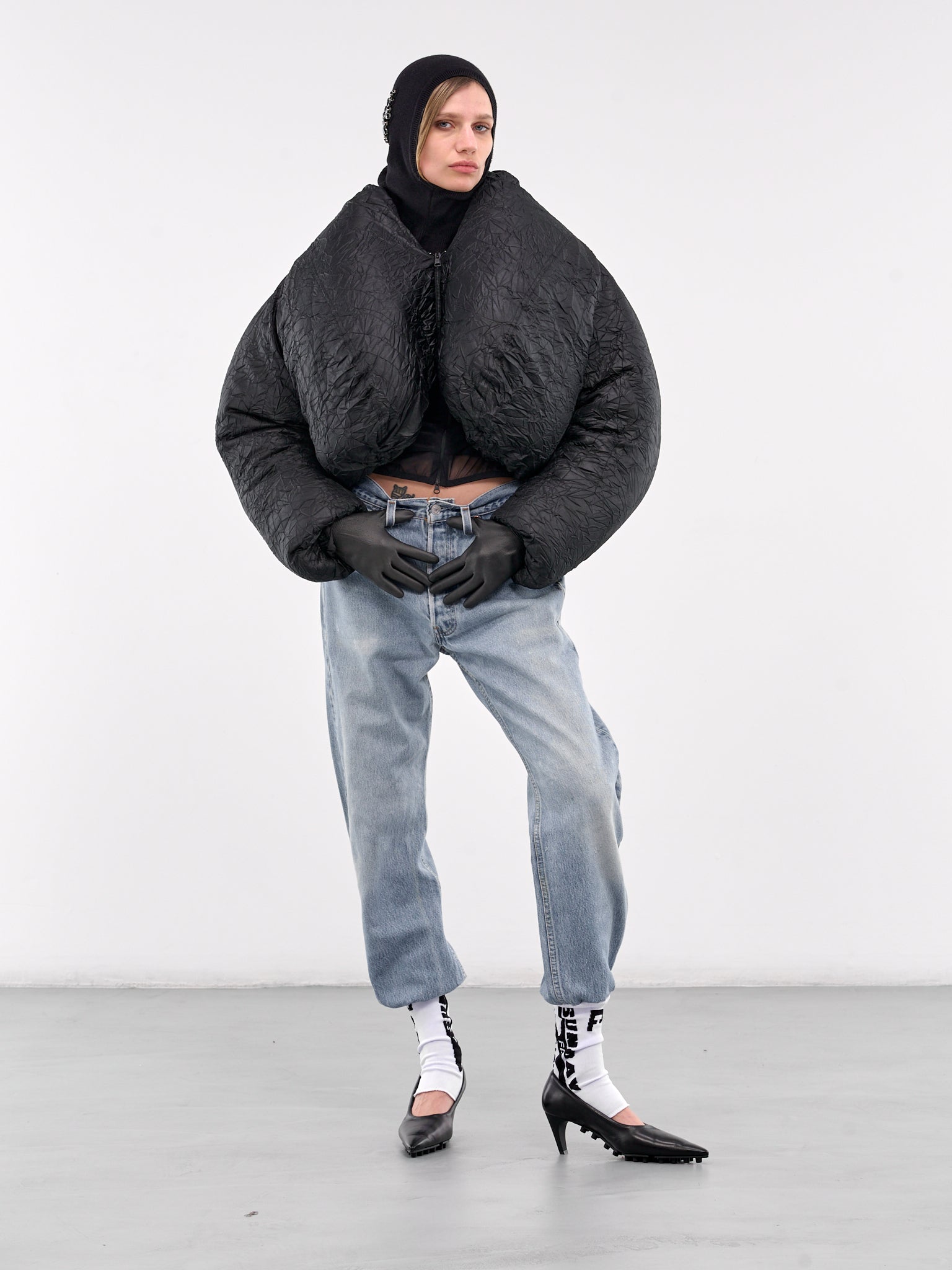 HELLO LUPO Sei Trousers - Denim Blue｜パンツ/スパッツ