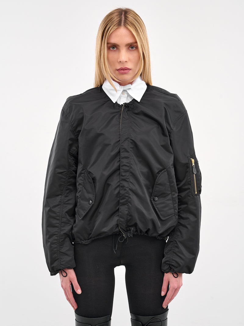 Reversible Bomber Jacket (PT06OW05US-BLACK)