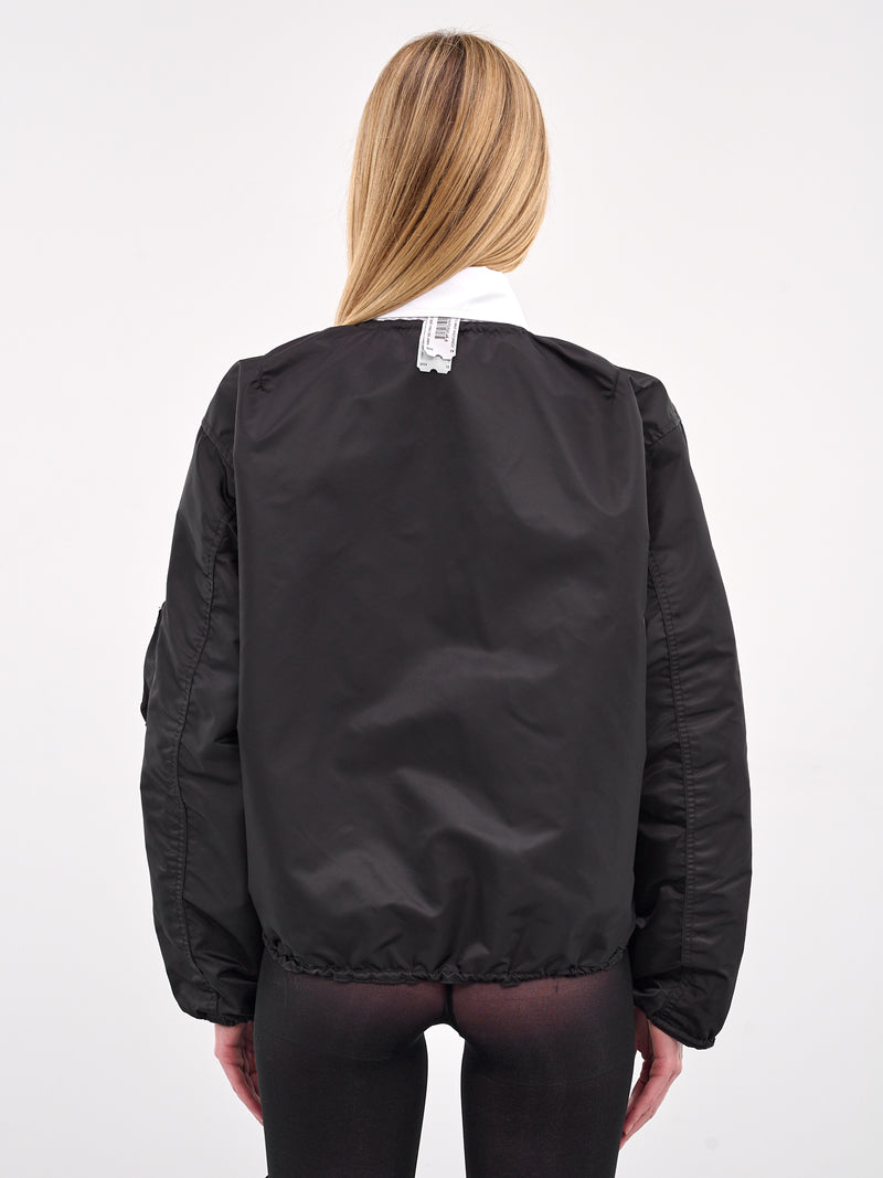 Reversible Bomber Jacket (PT06OW05US-BLACK)
