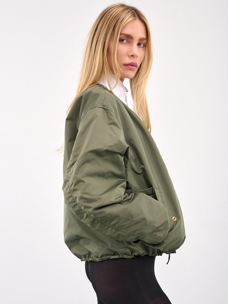 Reversible Bomber Jacket (PT06OW05US-BLACK)