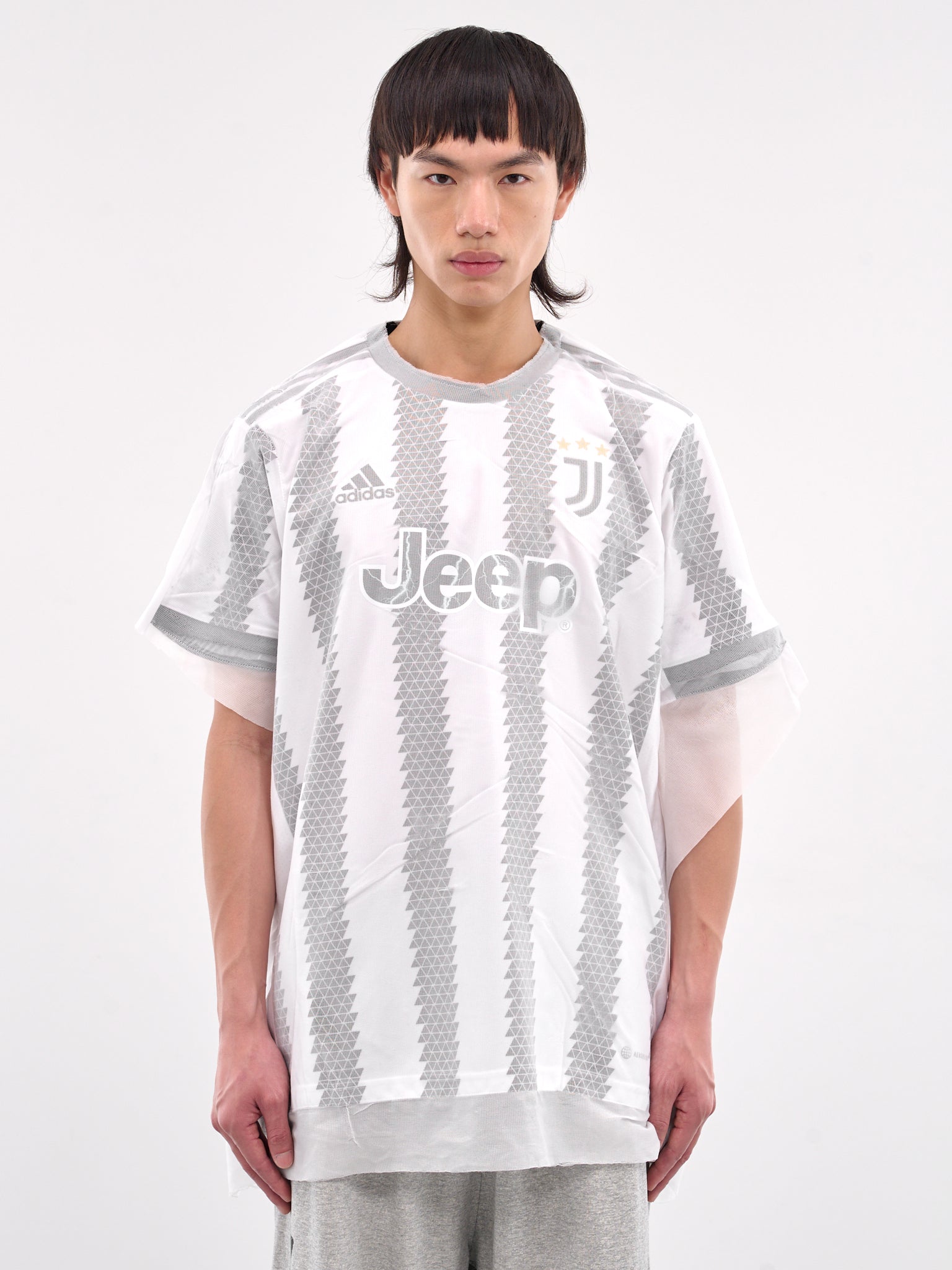 Upcycled Football Jersey (PT07ART02USM-JJ-WHITE-MIXED)