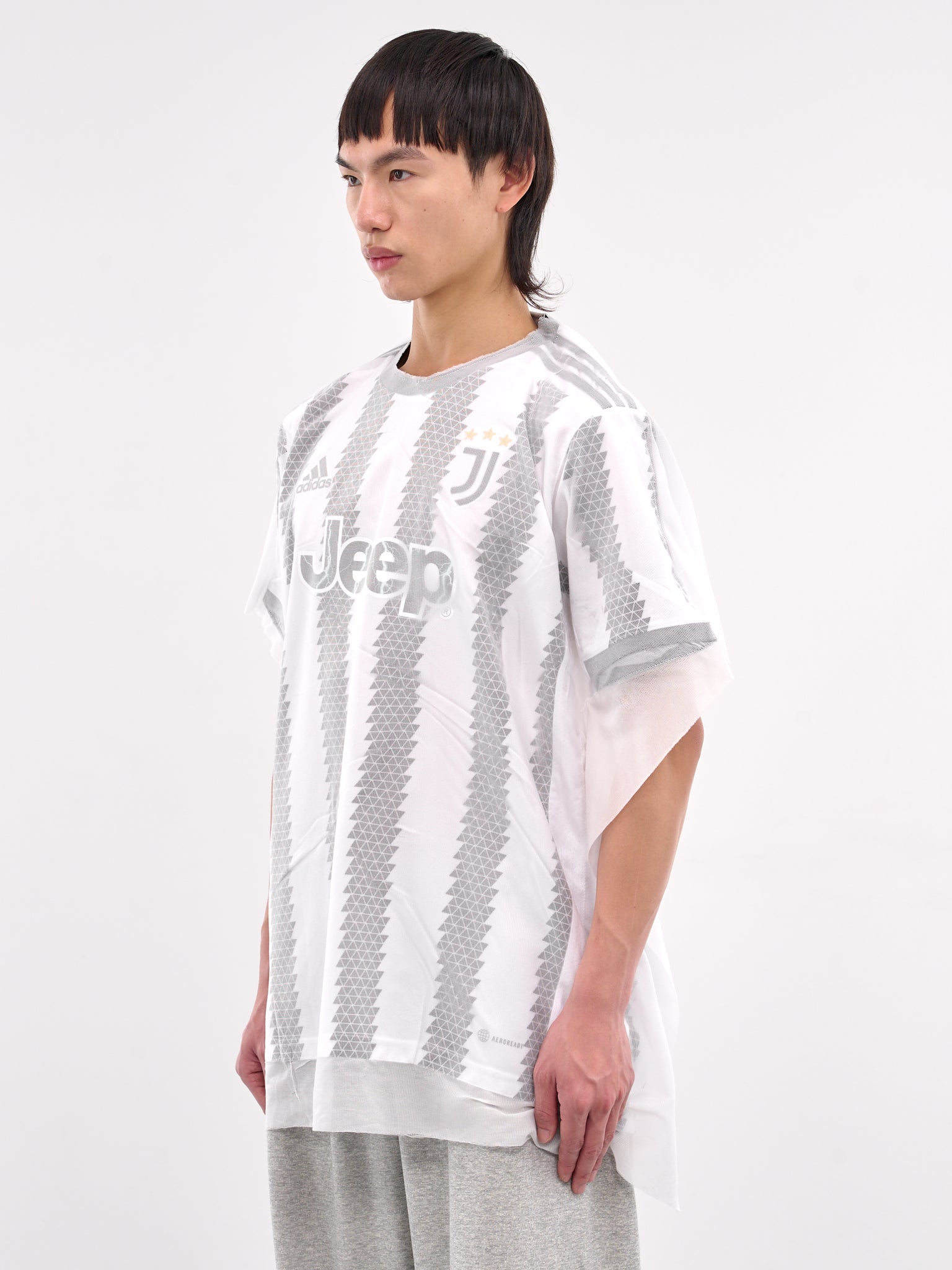 Upcycled Football Jersey (PT07ART02USM-JJ-WHITE-MIXED)