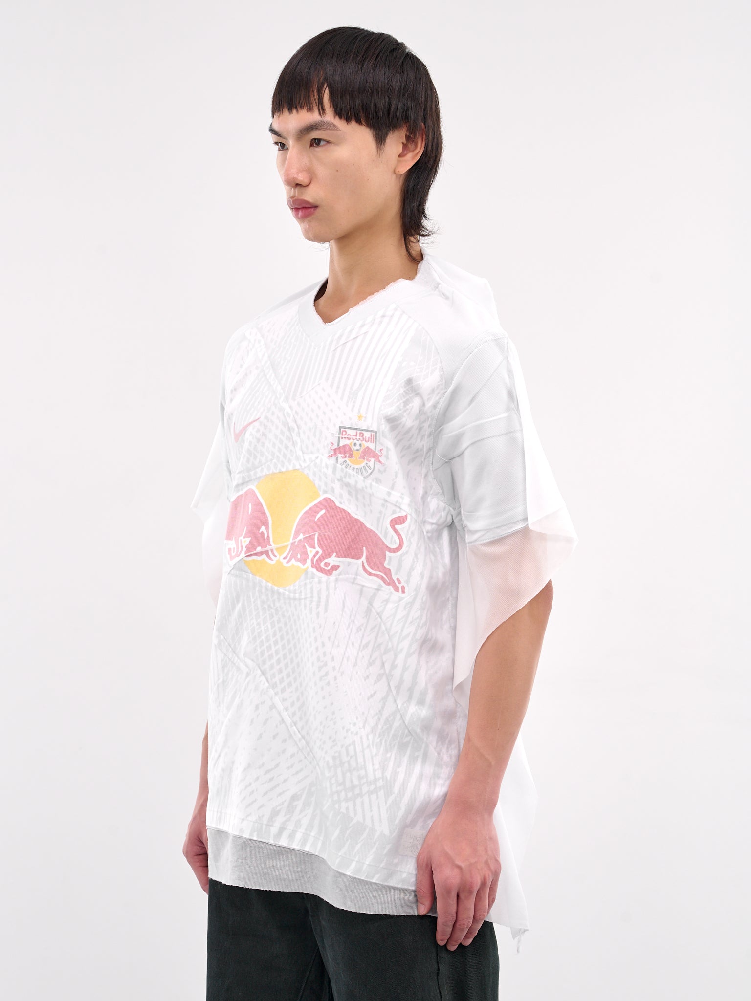 Upcycled Football Jersey (PT07ART02USM-RED-BULL-WHITE)