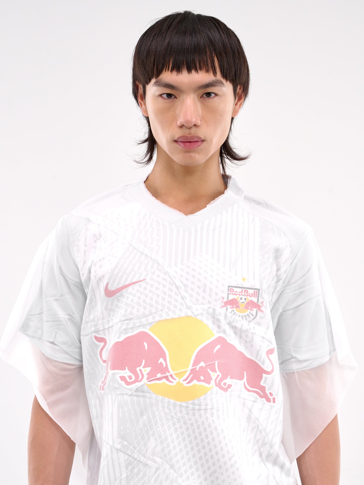 Upcycled Football Jersey (PT07ART02USM-RED-BULL-WHITE)