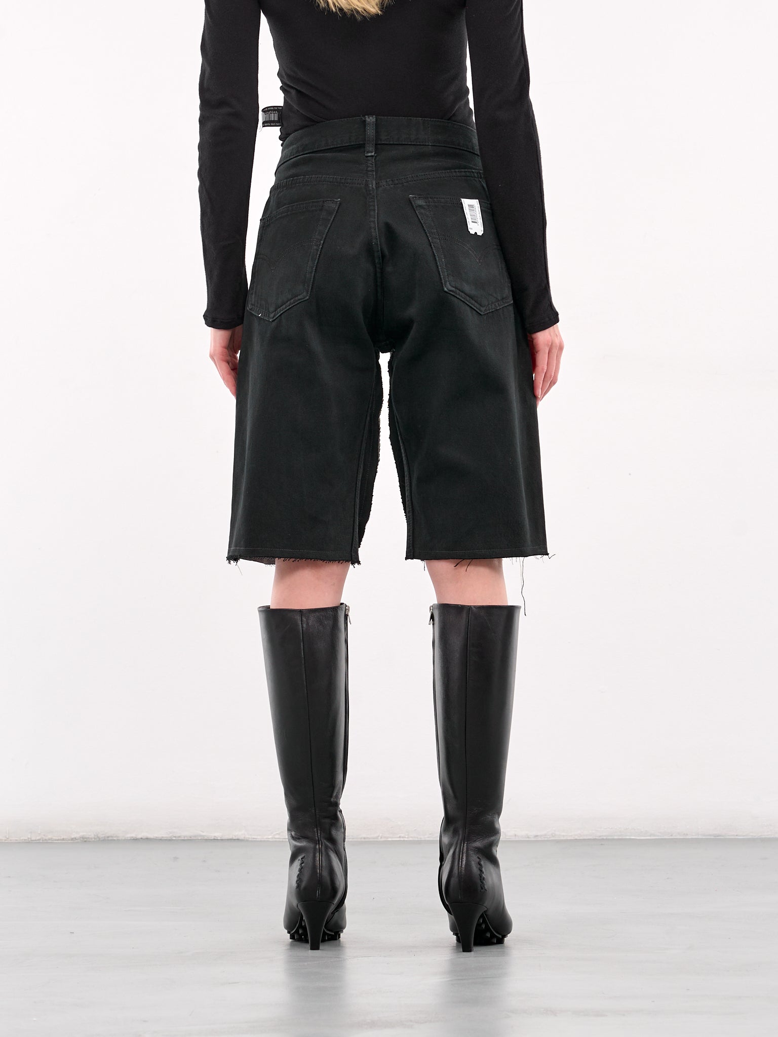 New Denim Shorts (PT07DPA05USBL-BLACK)