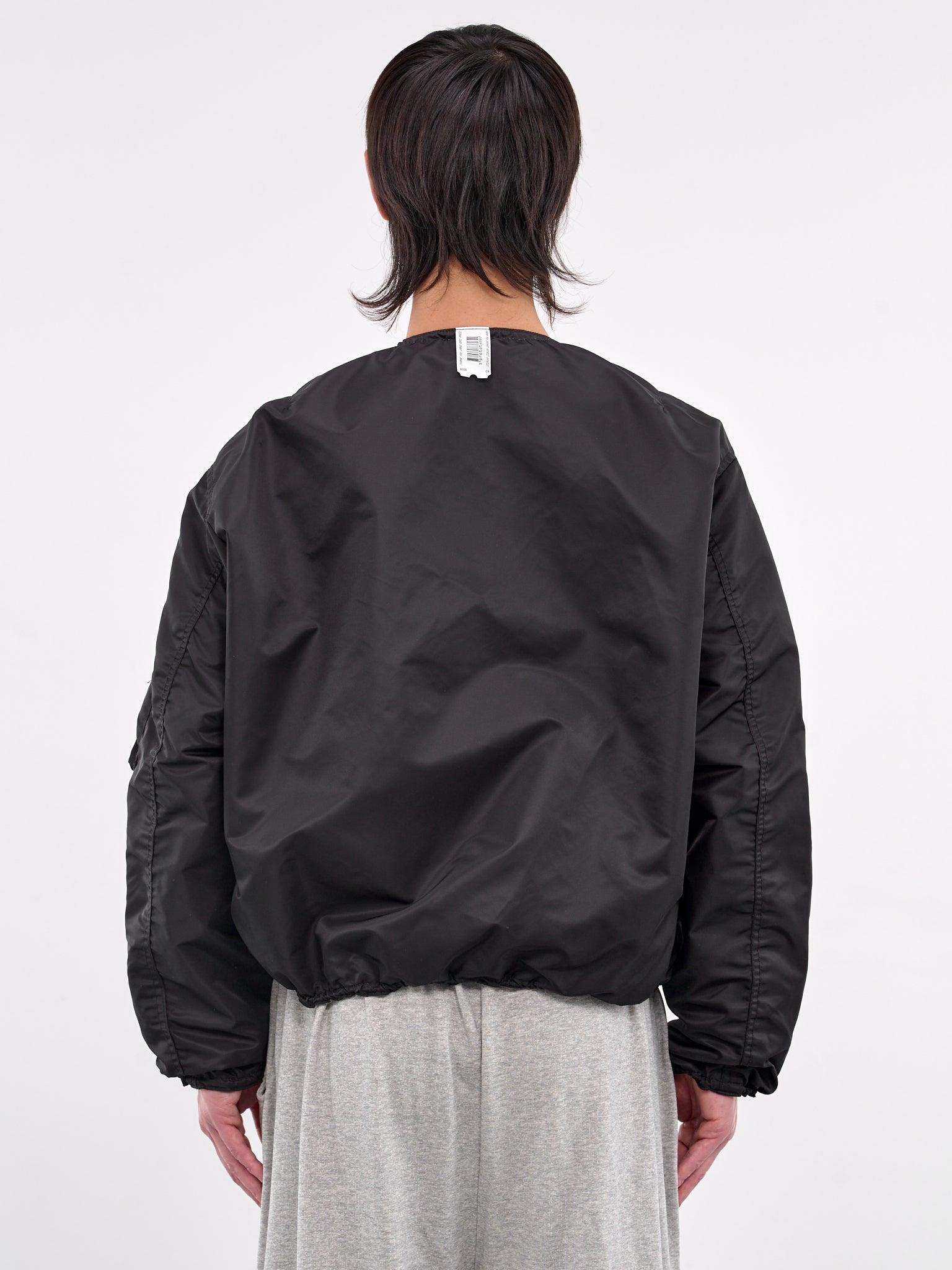 Reversible Bomber Jacket (PT07OW05USBG-BLACK-GREEN)