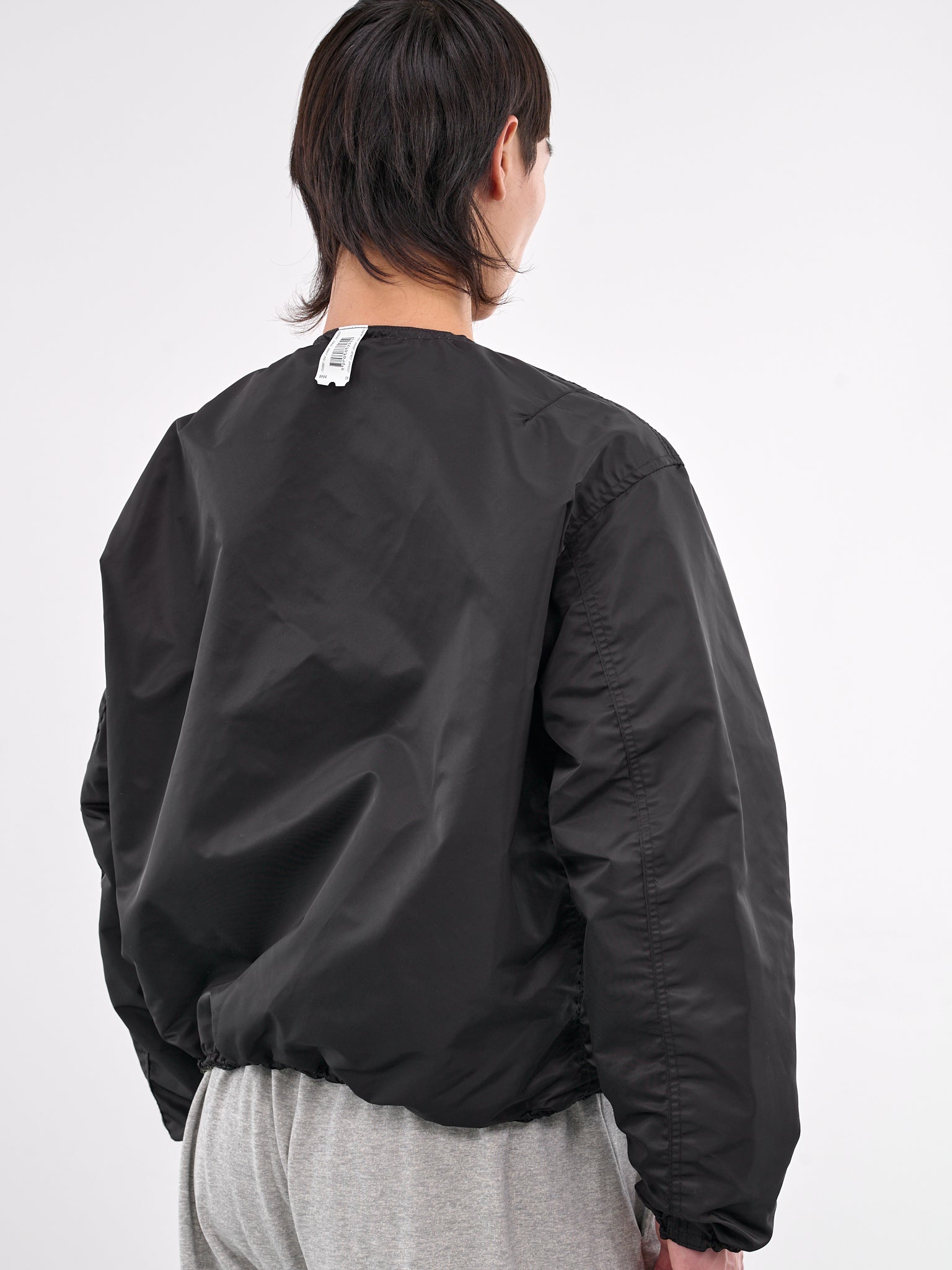 Reversible Bomber Jacket (PT07OW05USBG-BLACK-GREEN)