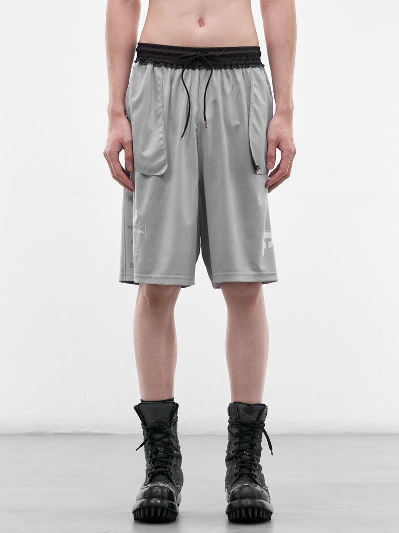 Inside-Out Football Shorts (PT07PA05USB-BLACK)