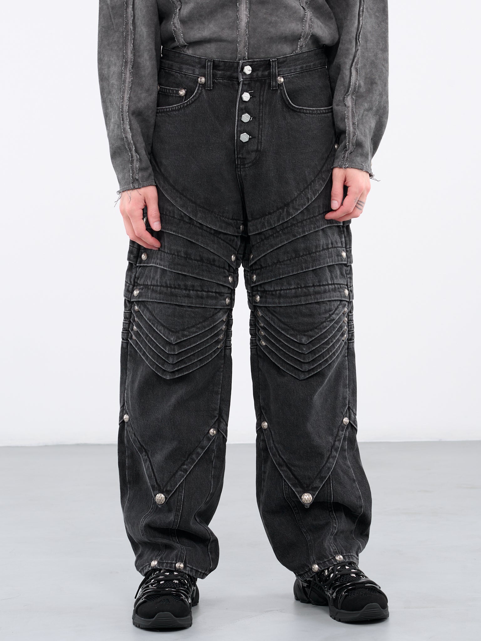 Knight Denim Pants (PT0801-KNIGHT-BLACK)