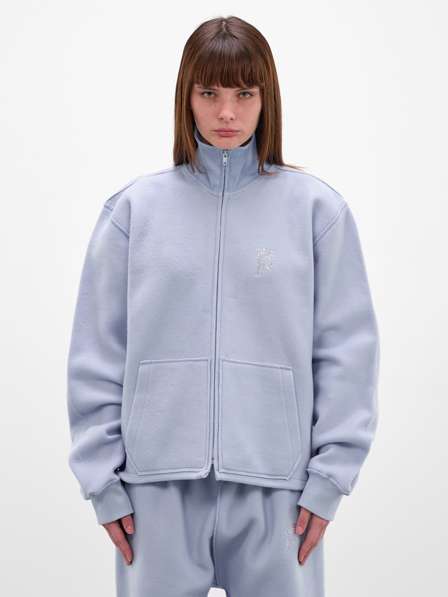 Alpha Industries x Prototypes Fleece Zip-Up (PT08JE05MWLB-LIGHT-BLUE)