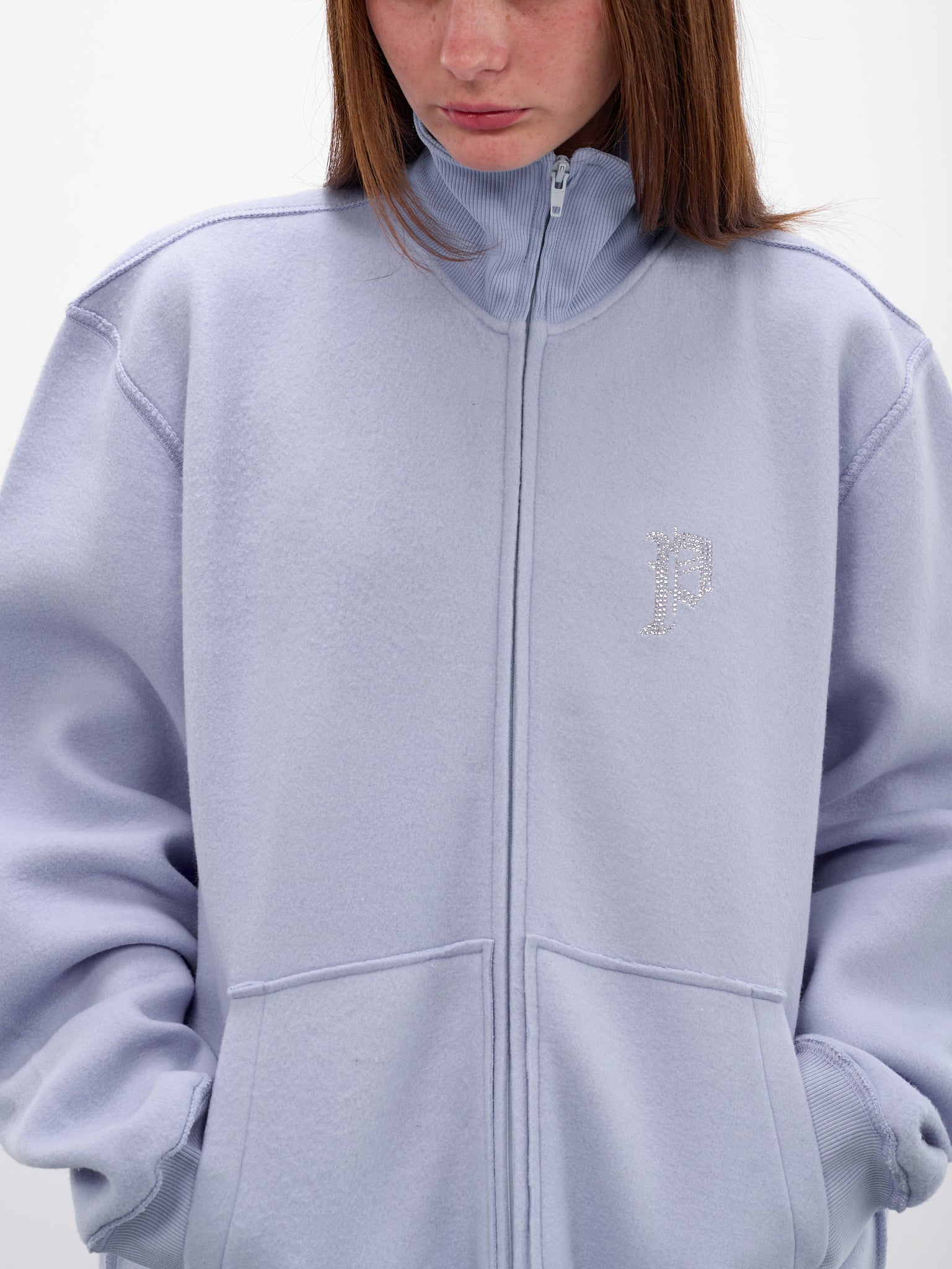 Alpha Industries x Prototypes Fleece Zip-Up (PT08JE05MWLB-LIGHT-BLUE)