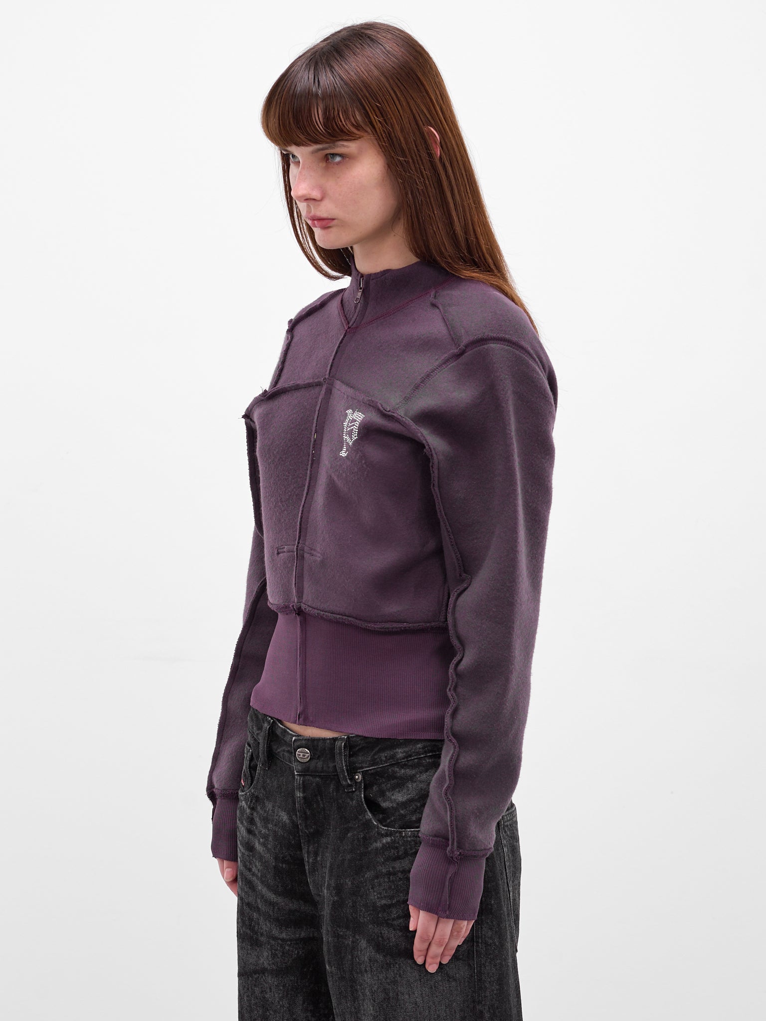 Alpha Industries x Prototypes Deconstructed Sweatshirt (PT08JE06USPL-PLUM)