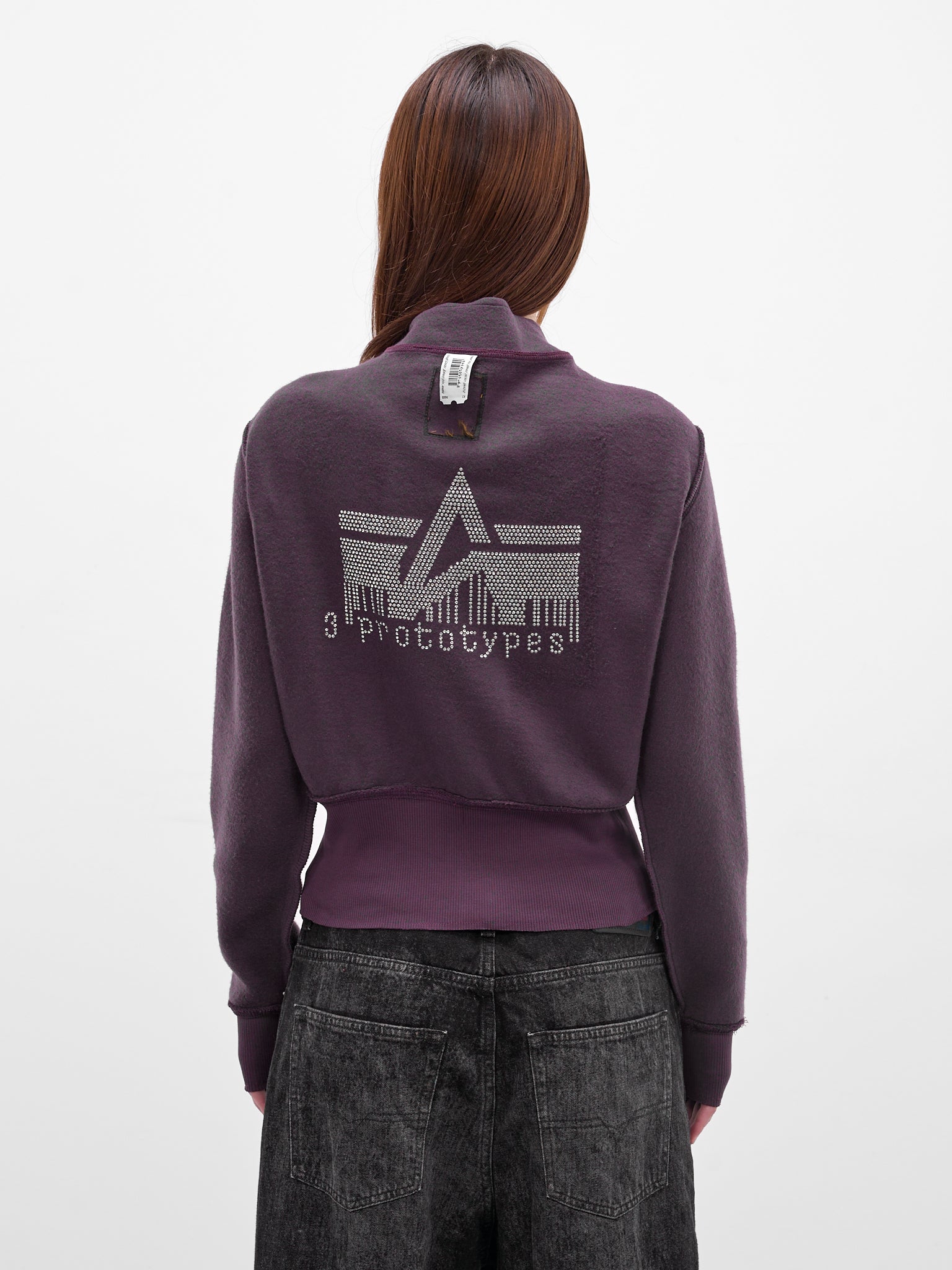 Alpha Industries x Prototypes Deconstructed Sweatshirt (PT08JE06USPL-PLUM)