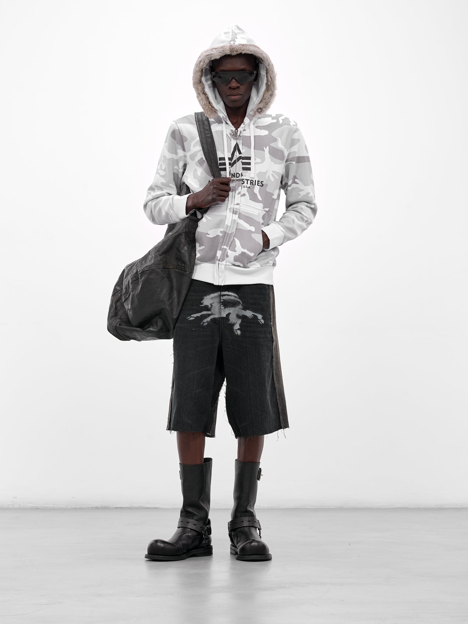 Alpha Industries x Prototypes Camo Hoodie (PT08JE03USWH-WHITE-CAMO)