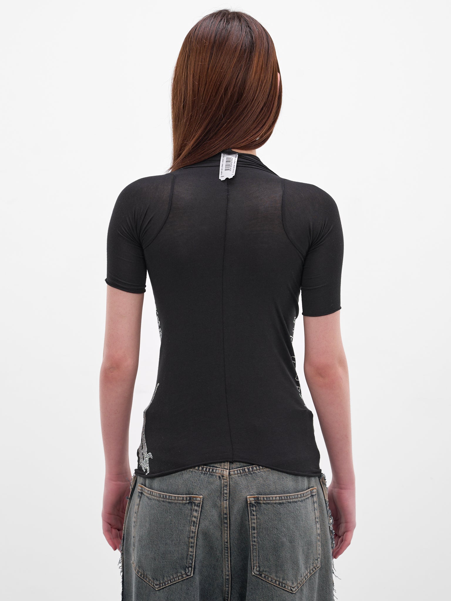 Alpha Industries x Prototypes Rhinestone Graphic Tee (PT08JE27USBK-BLACK)