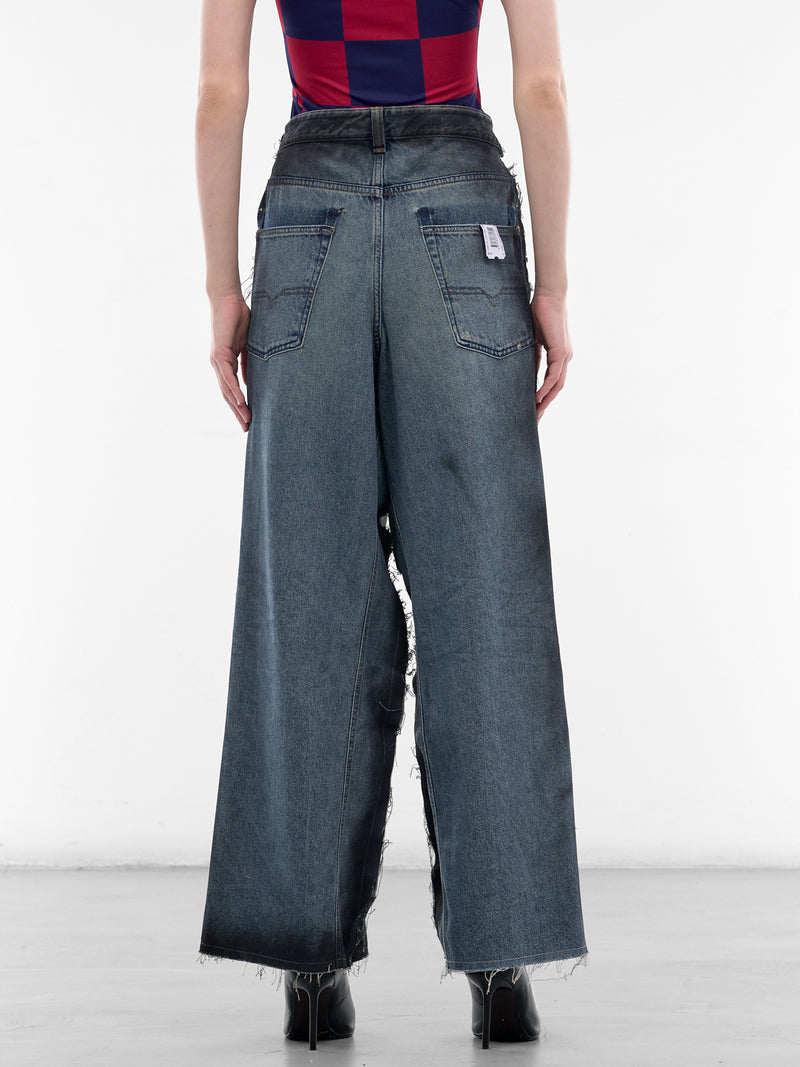 Sprayed New Denim Jeans (PT09DE11USBL-BLUE-SPRAYED)