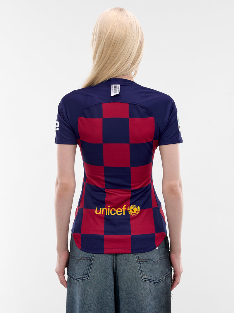 Goat Sprayed Upcycled Football Top (PT09JE32WWBK-BLACK)