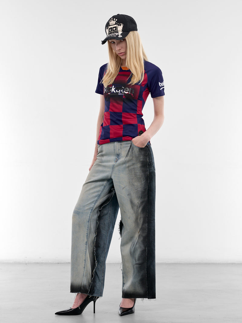 Sprayed New Denim Jeans (PT09DE11USBL-BLUE-SPRAYED)