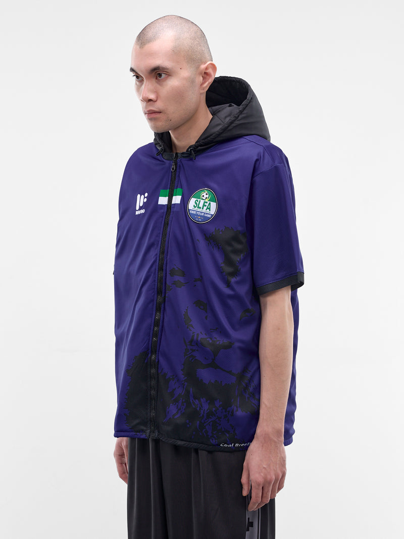 Hooded Padded Football Gilet (PT09OW07USMI-MULTI)