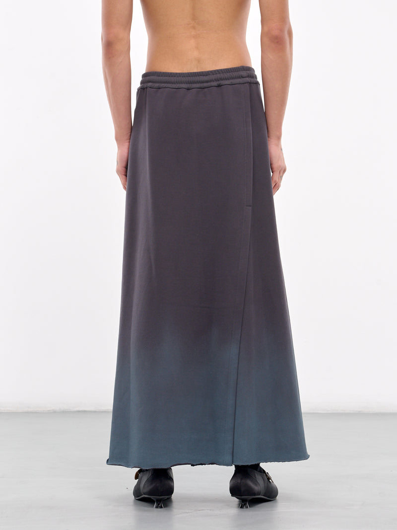 Elasticated Gradient Skirt (PT1124-BLACK)