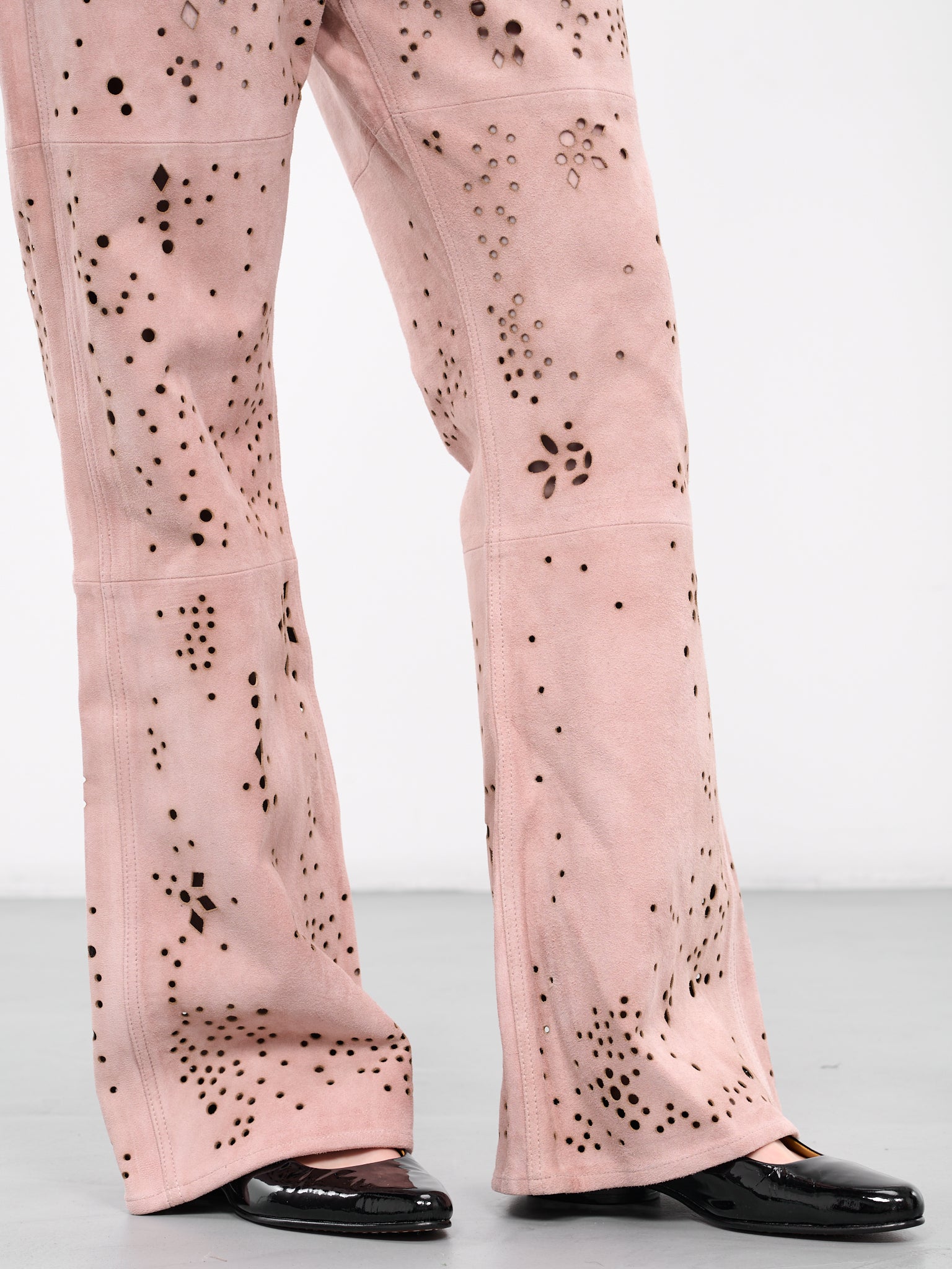 Perforated Pants (PT1823-SALMON)