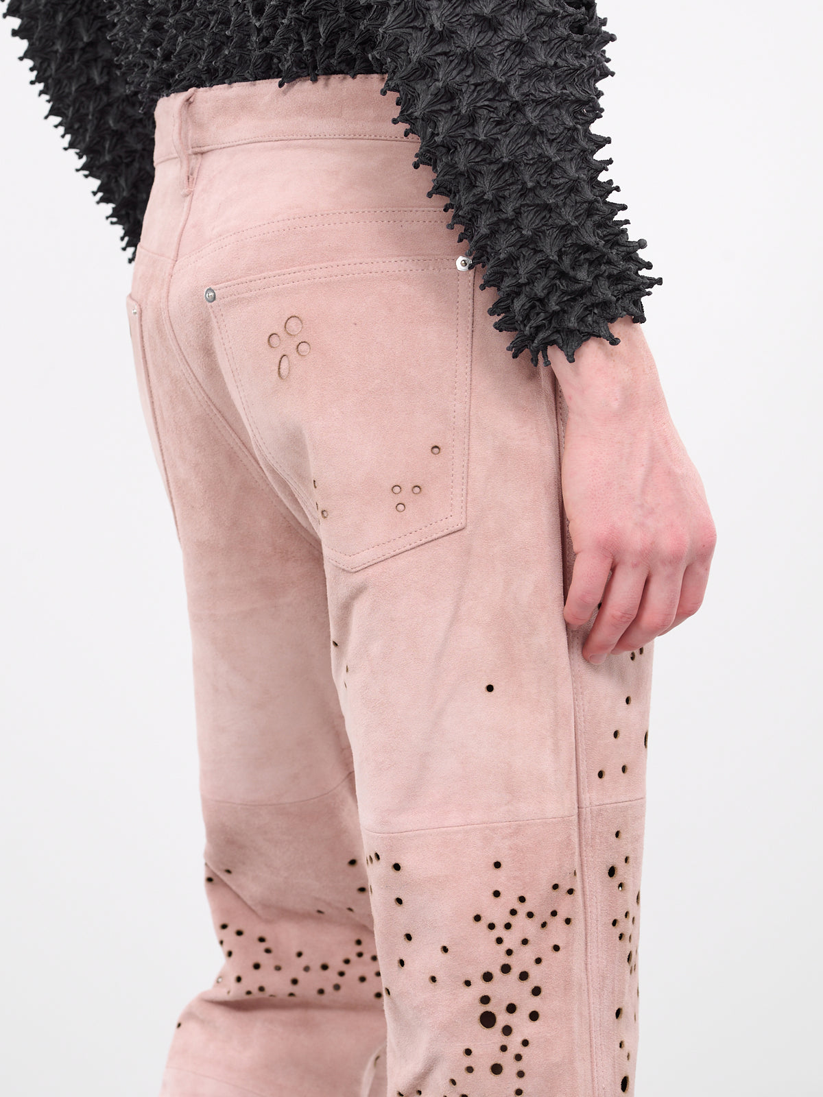 Perforated Pants (PT1823-SALMON)