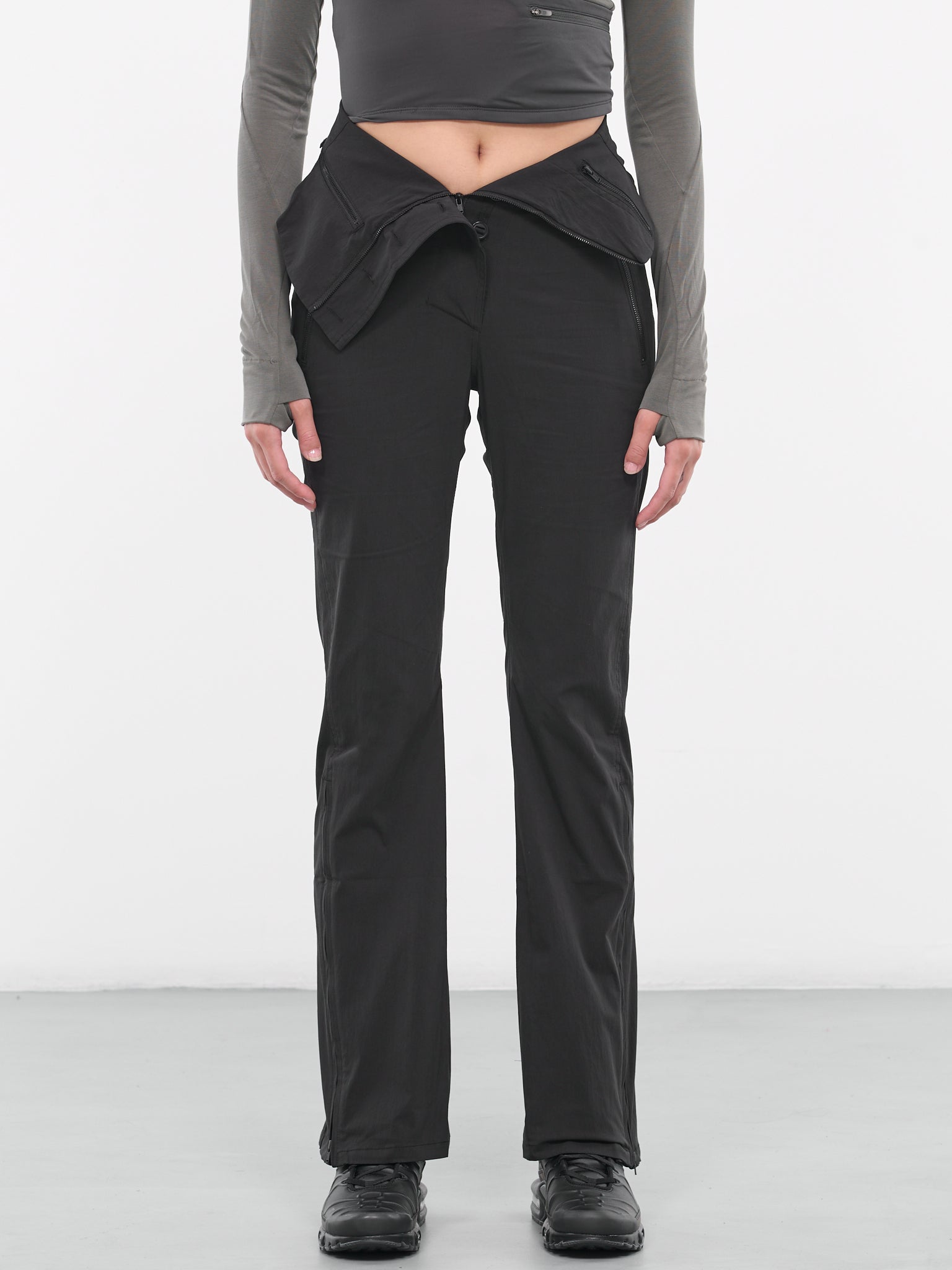 Folded Waist Trousers (PT1K-BLACK-F23)