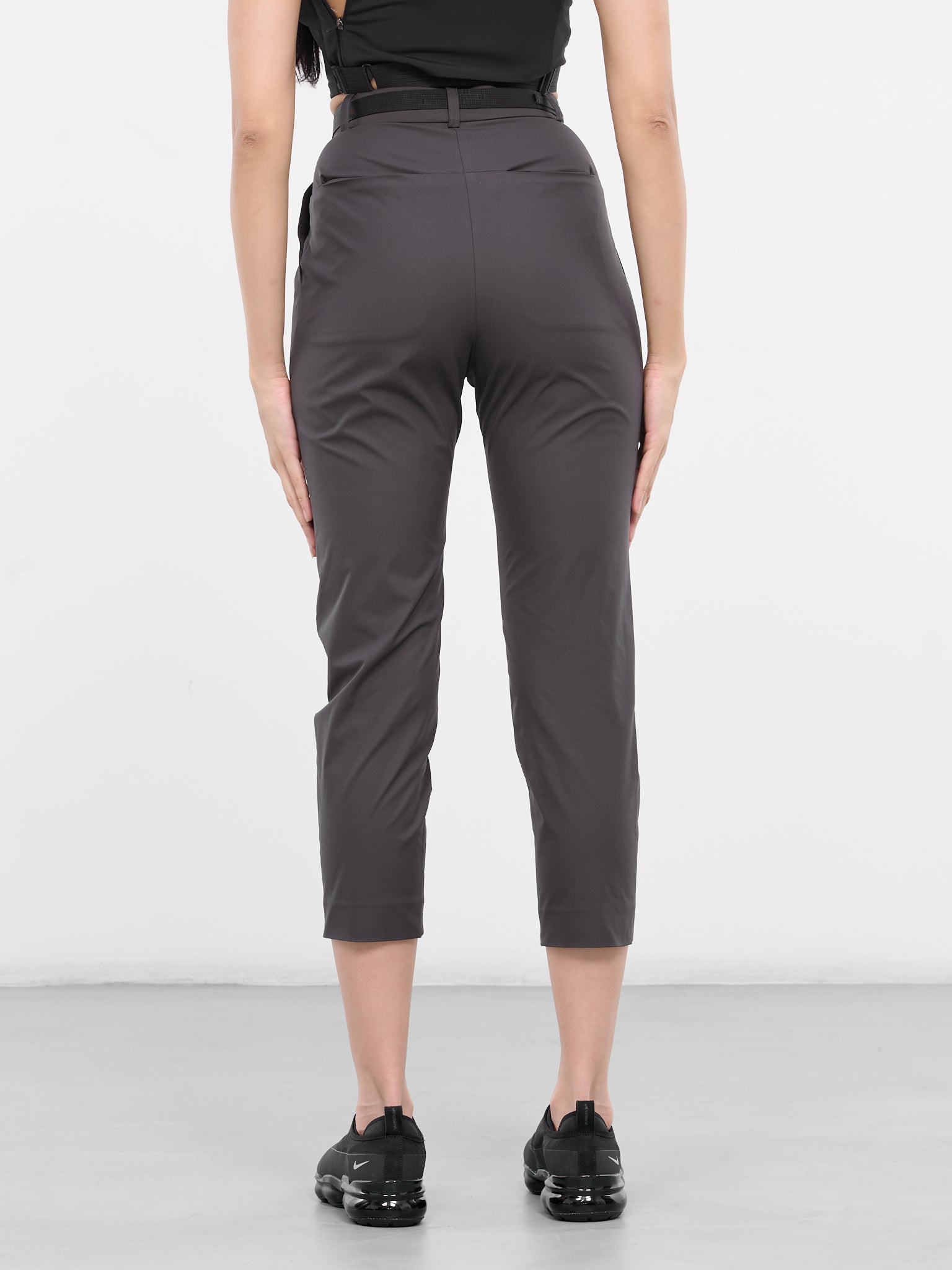 Belted Slim Pants (PT2DG-DARK-GREY)