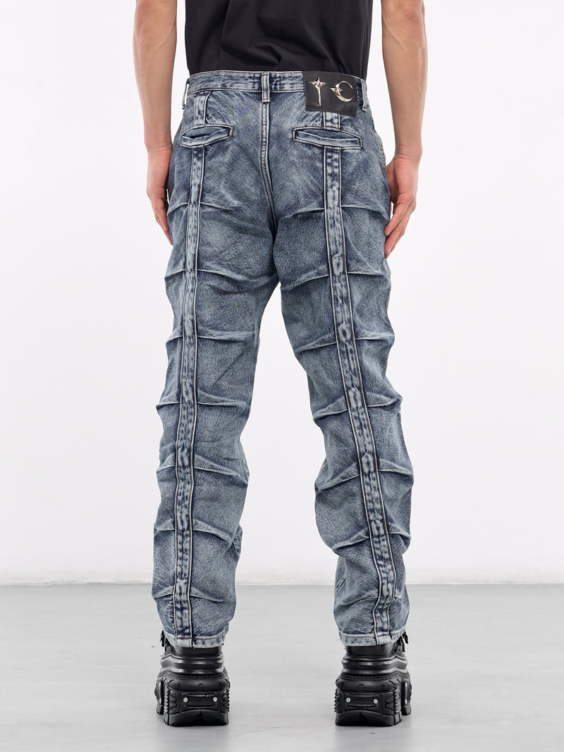 Line GOB Denim Pants (PT3201-BLUE)