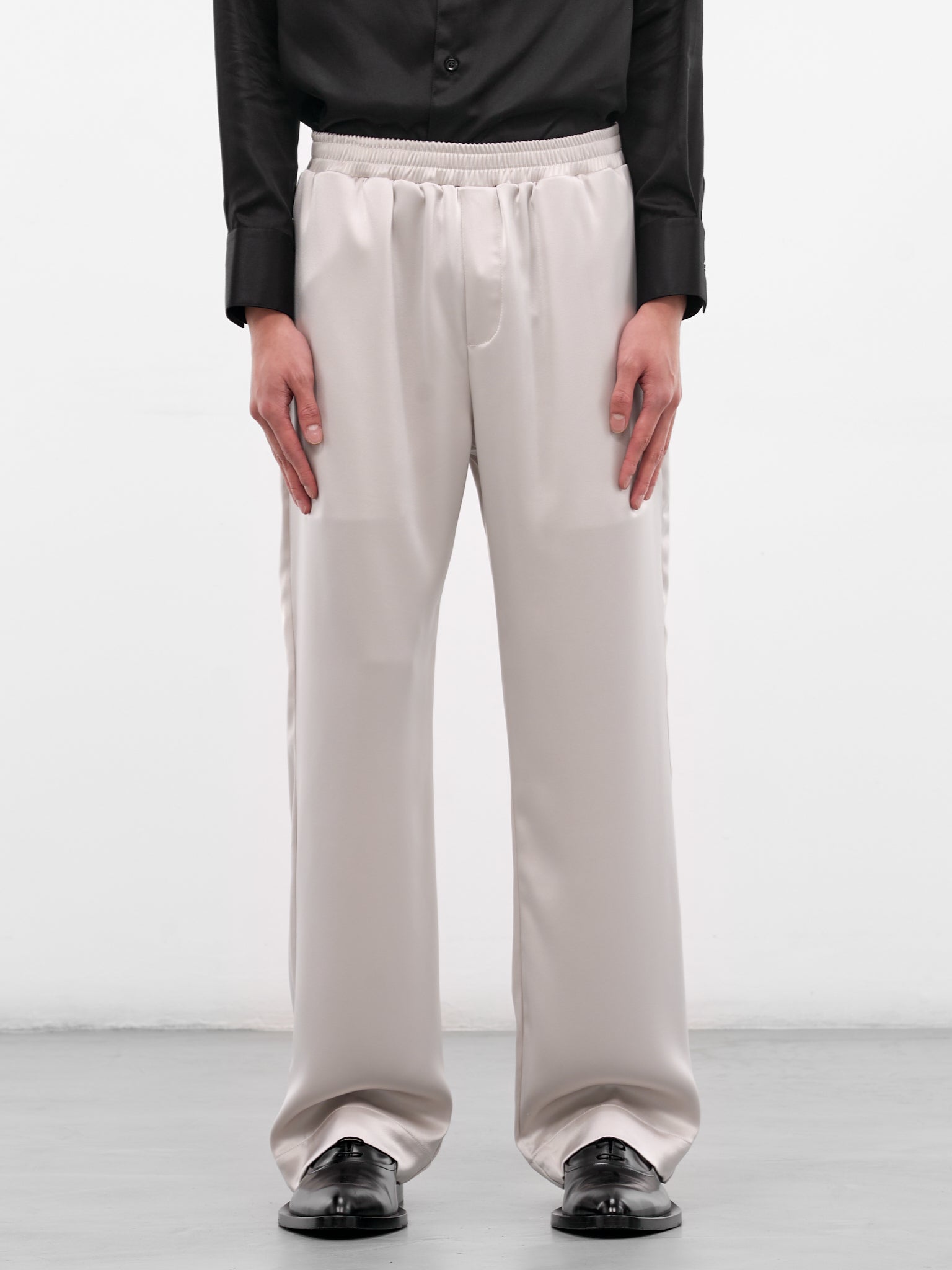 Light Gray Satin Track Pants (PT36-LIGHT)