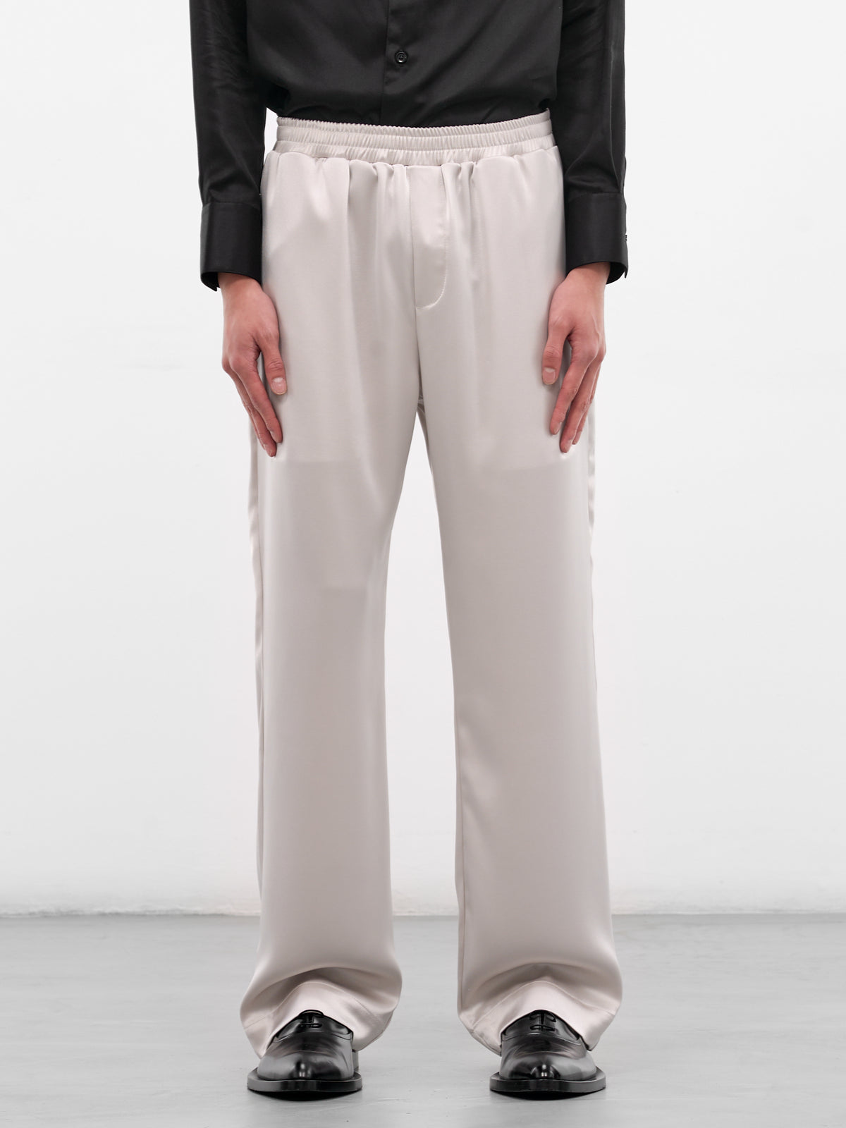 Light Gray Satin Track Pants (PT36-LIGHT)