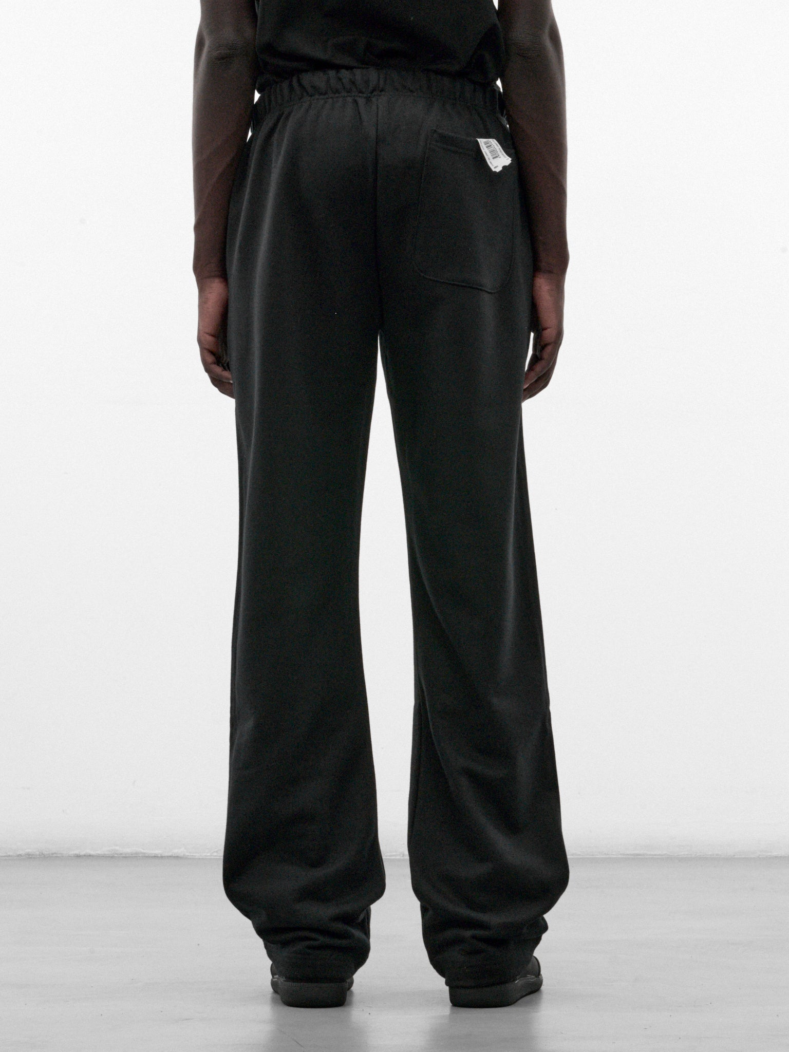 Black Cotton Logo Sweatpants (PT99PA15USBK-BLACK)